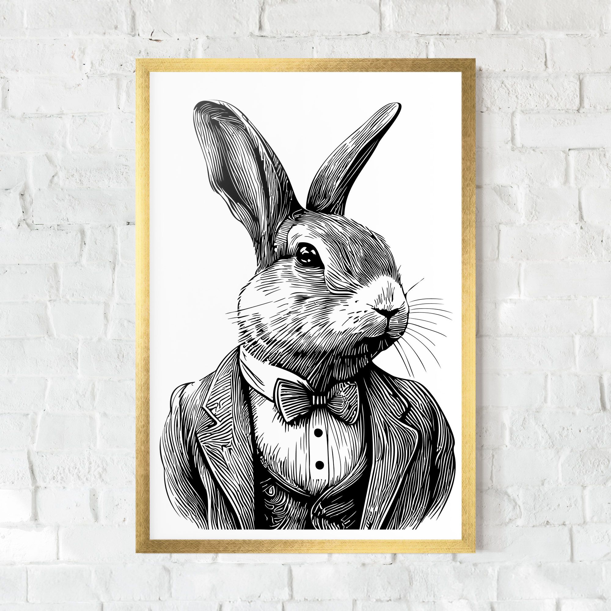 Bunny In Suit mockup 0