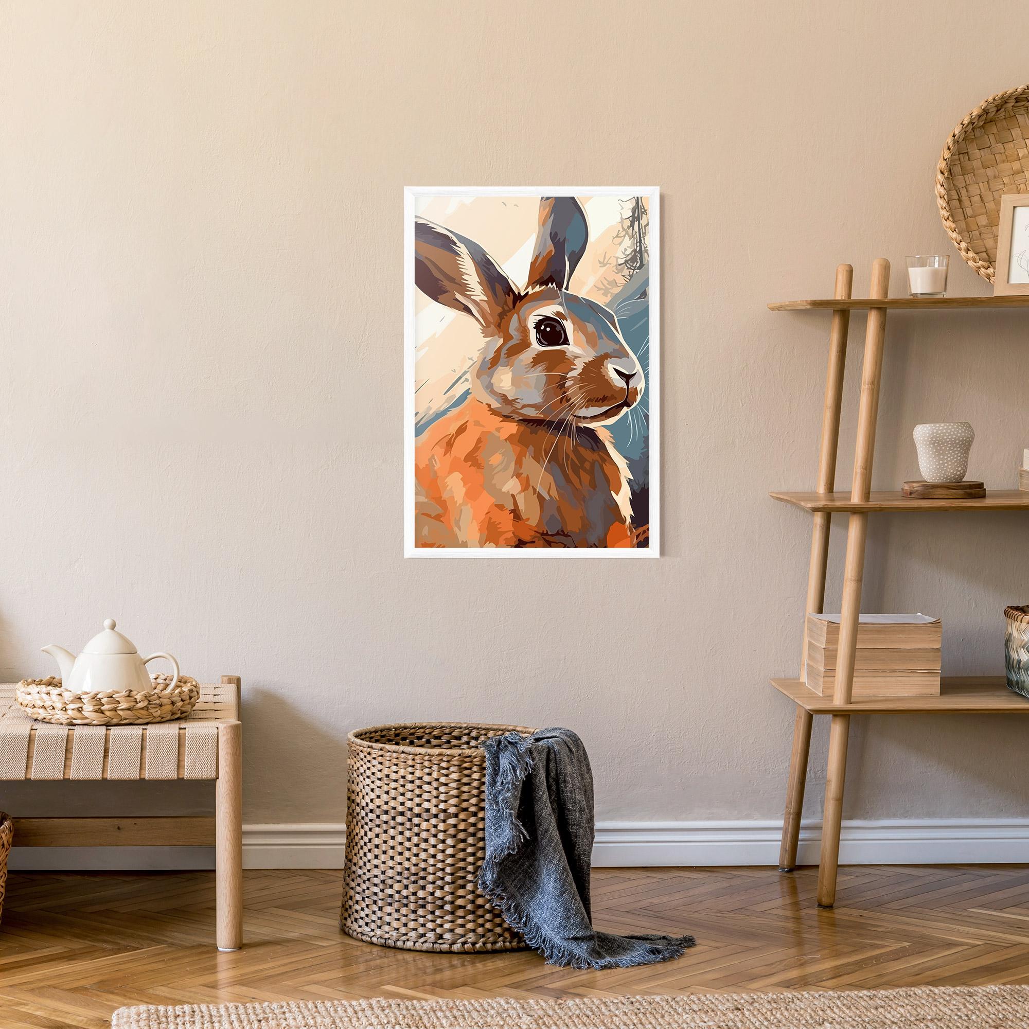 Keretezett Poszter Anime Rabbit mockup 9