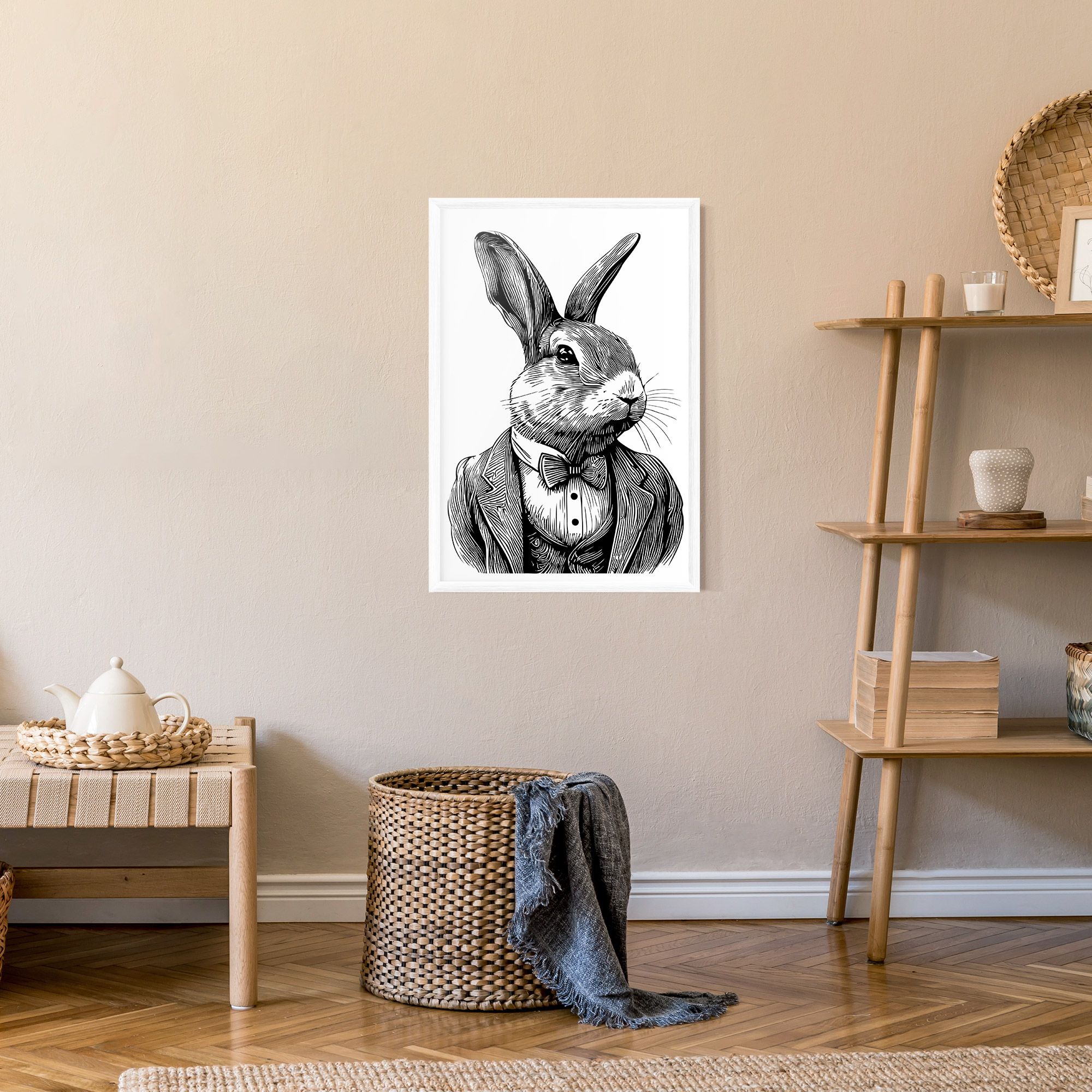Bunny In Suit mockup 9