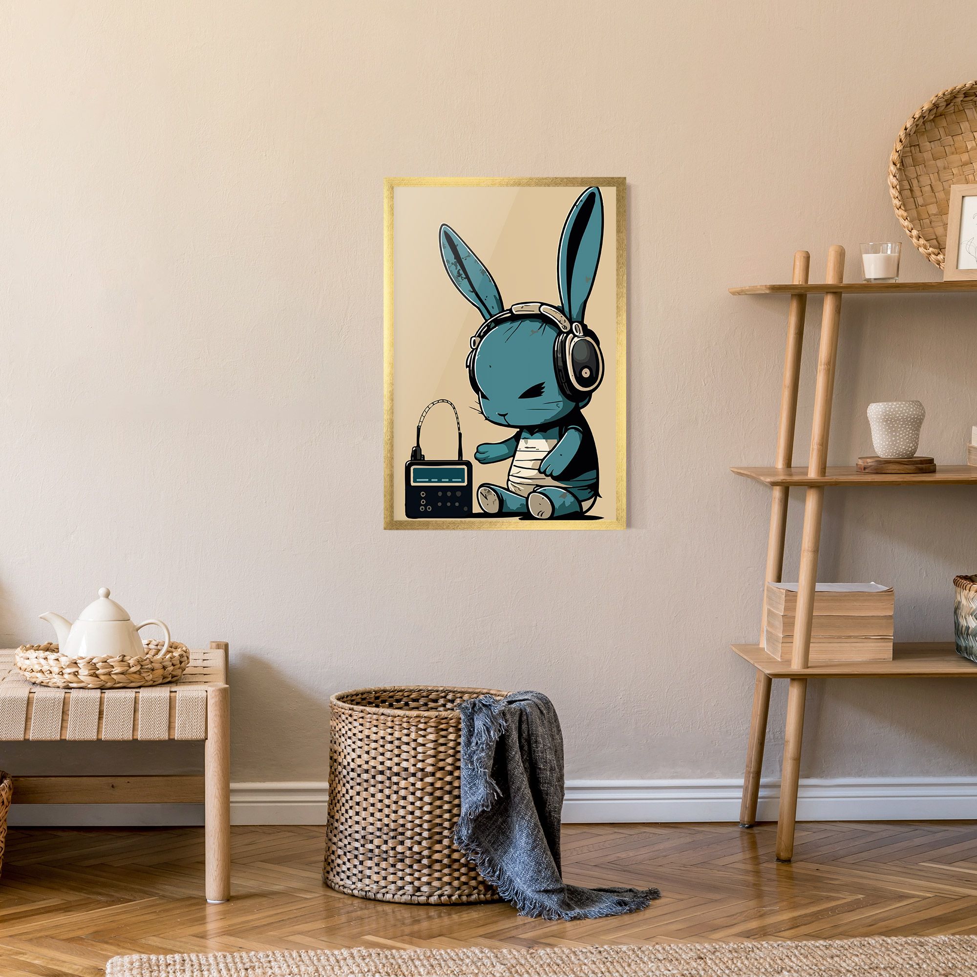 Blue Baby Bunny mockup 9