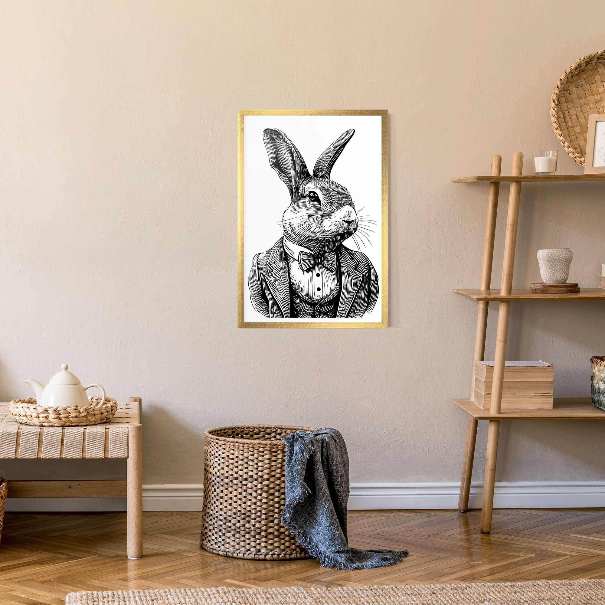 Bunny In Suit mockup 9
