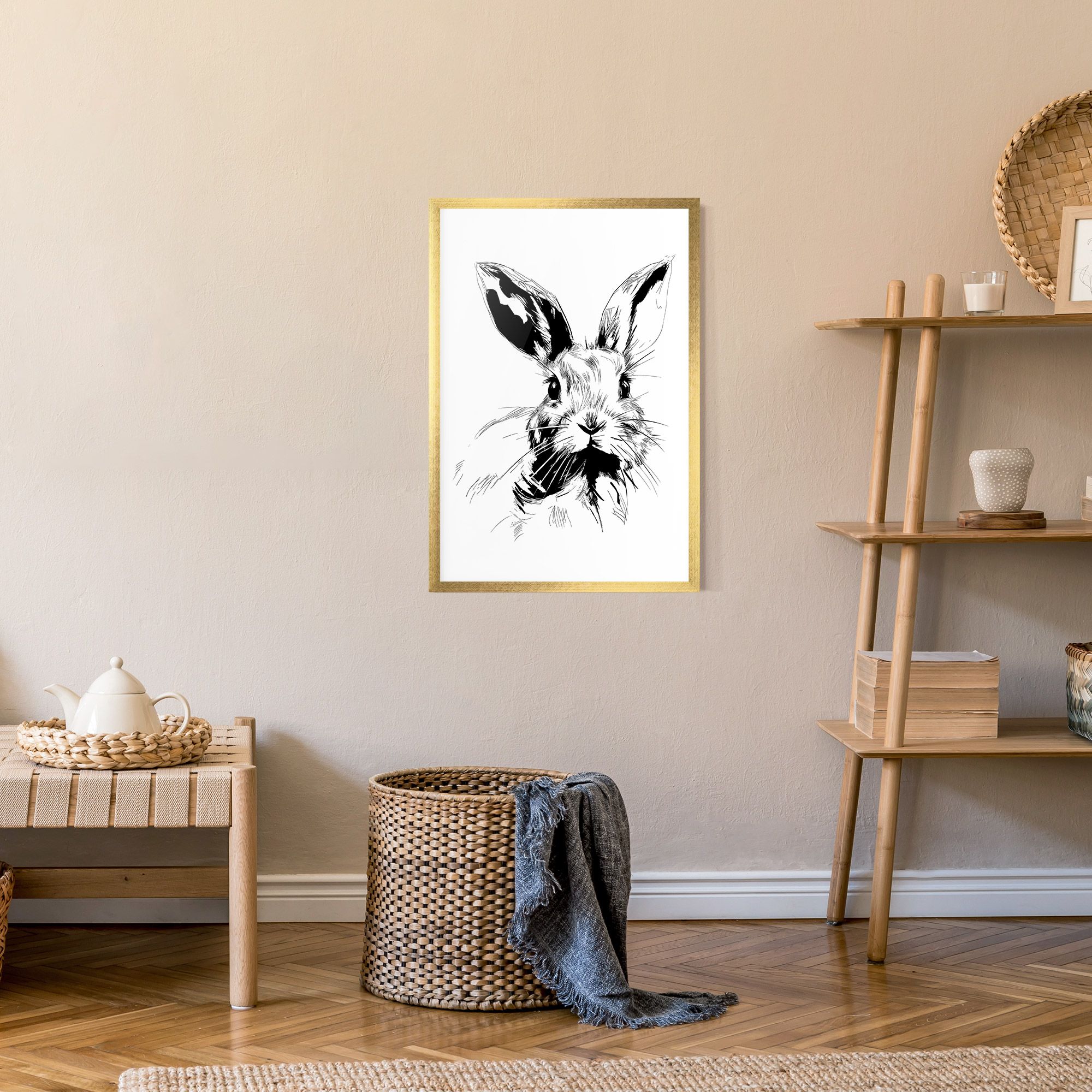 Rabbit Looking mockup 9
