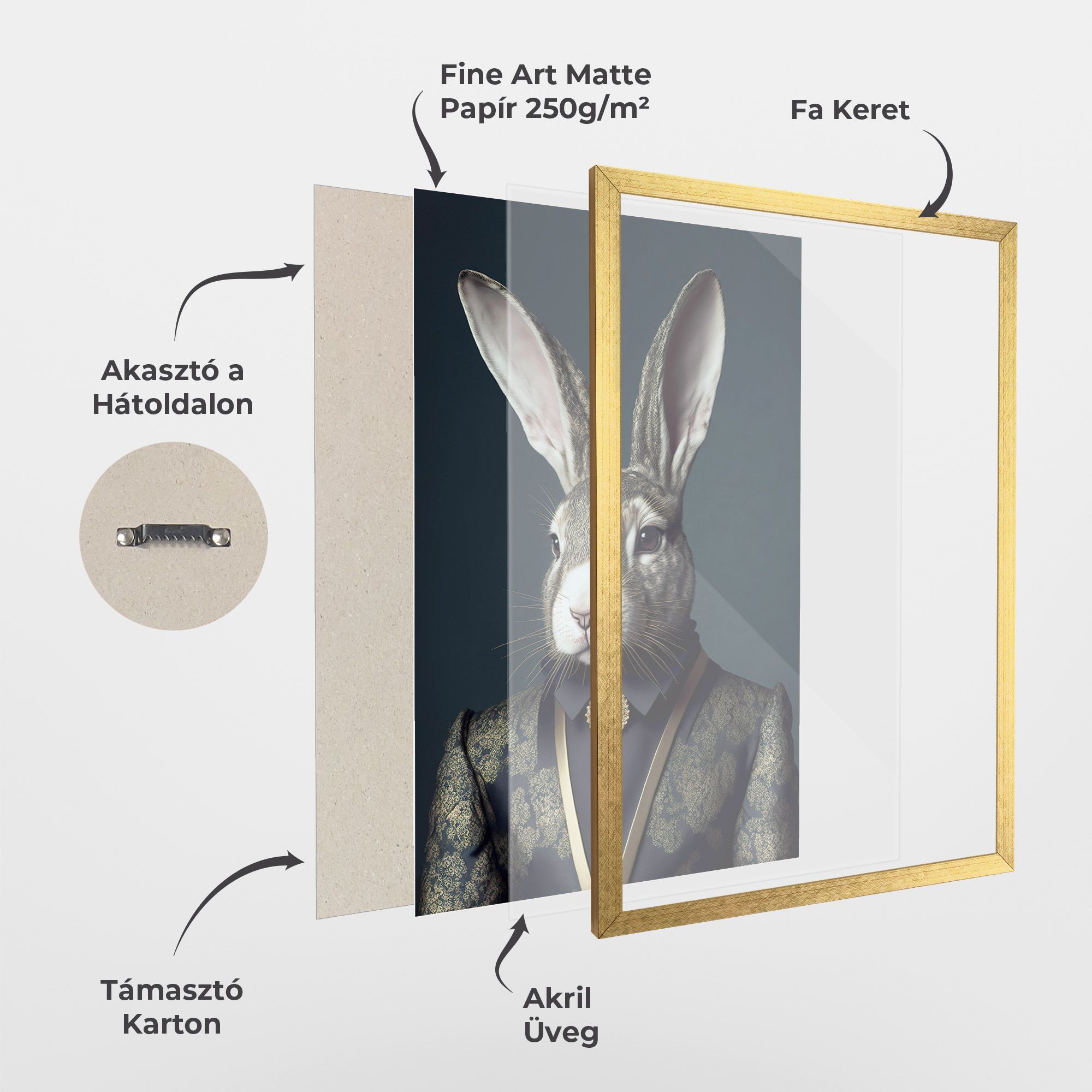 Elegant Rabbit mockup 1