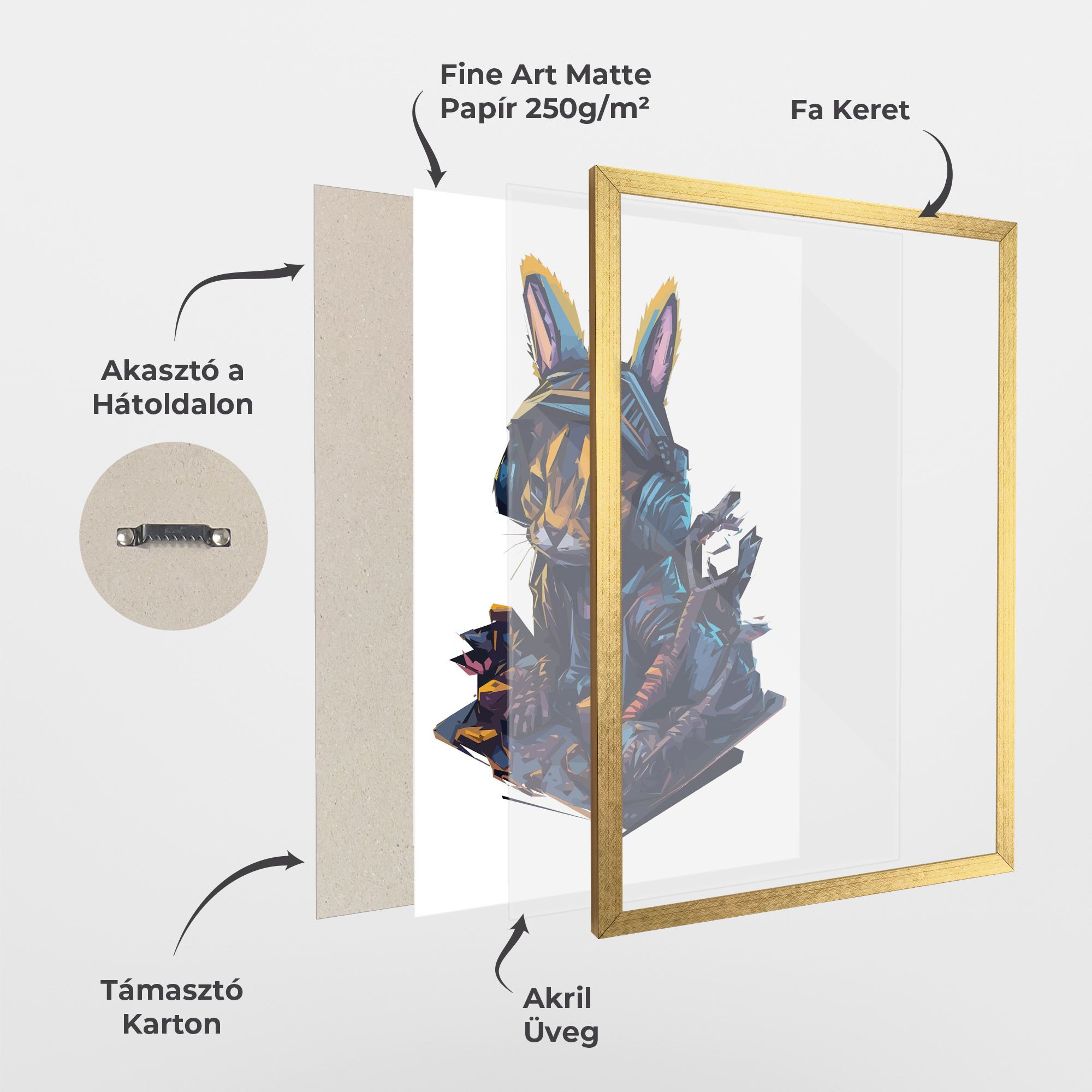 Orange Rabbit Headset mockup 1