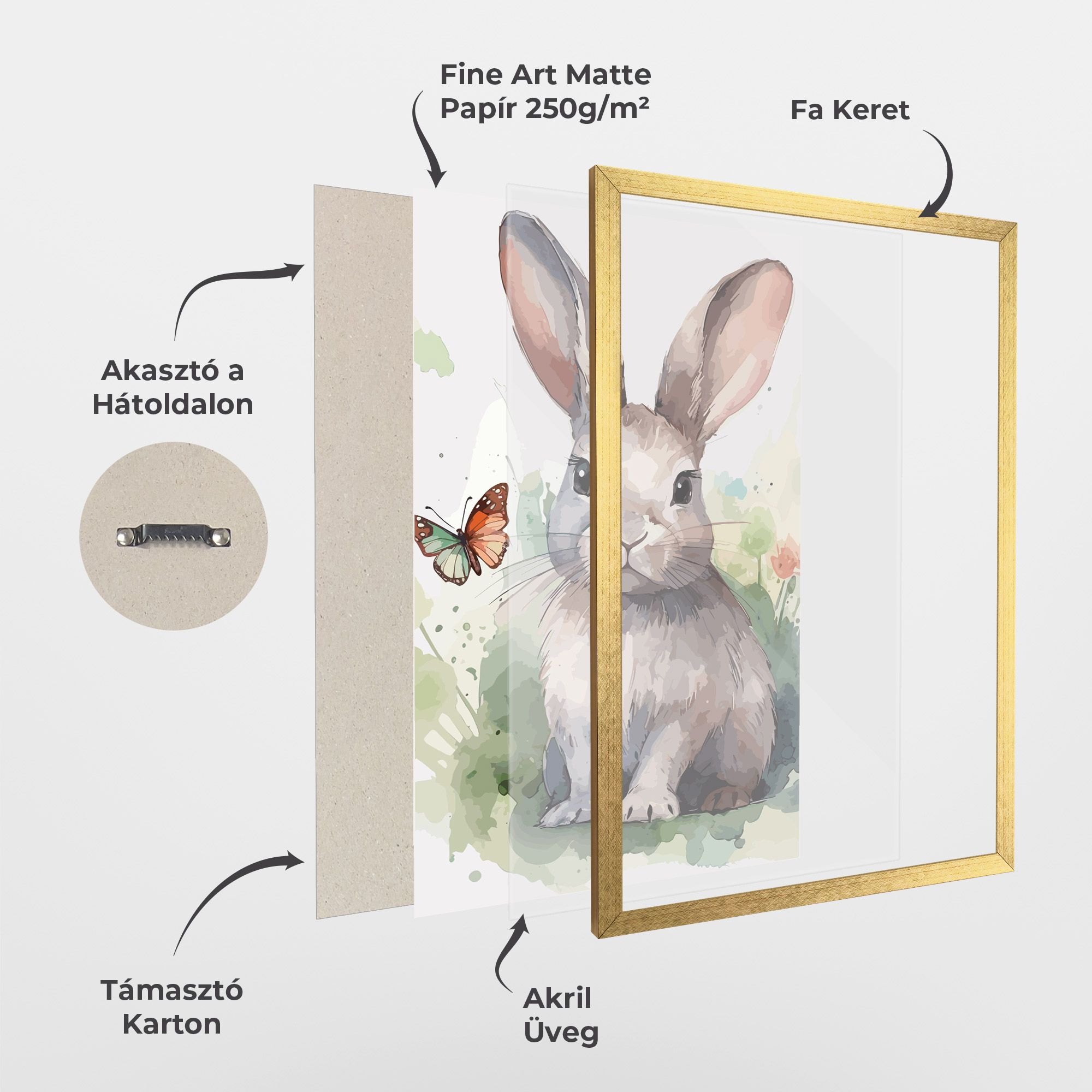 Pretty Bunny Art mockup 1