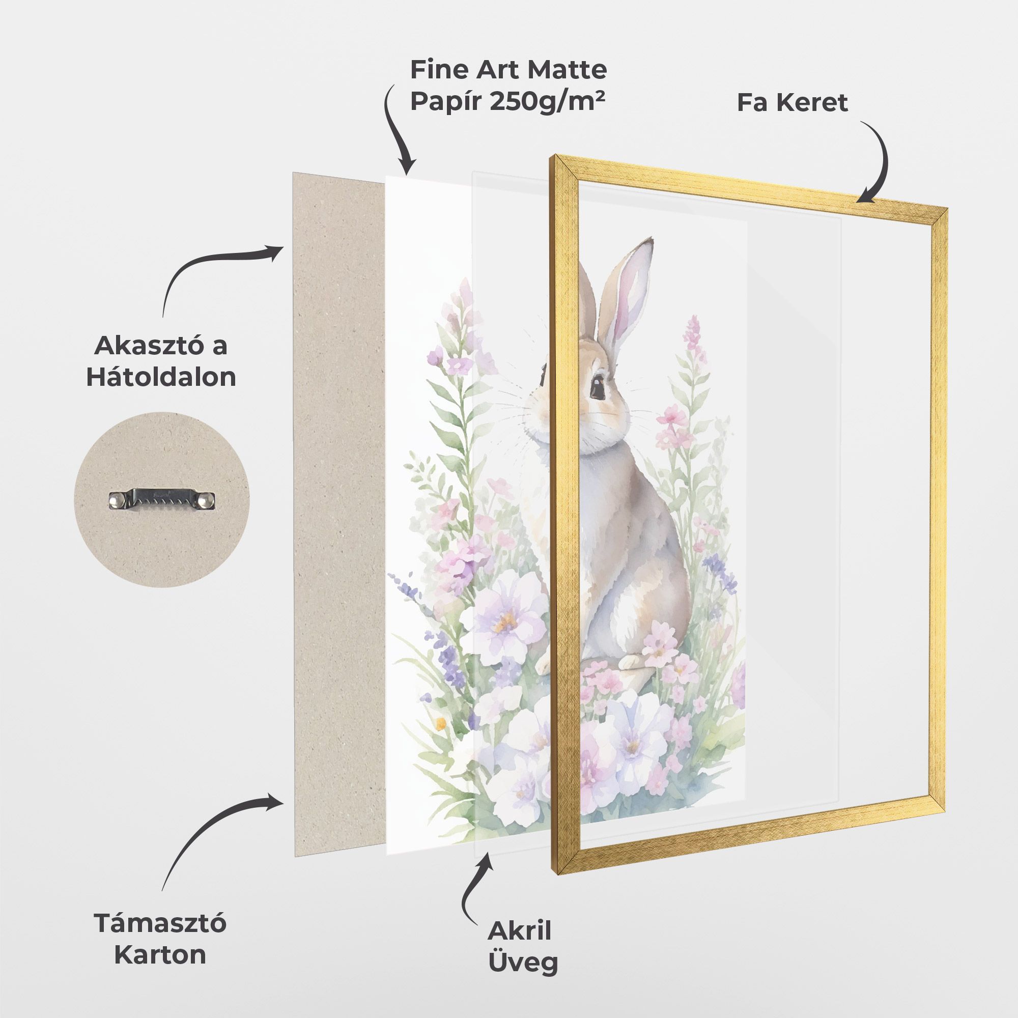 Pretty Cute Bunny mockup 1