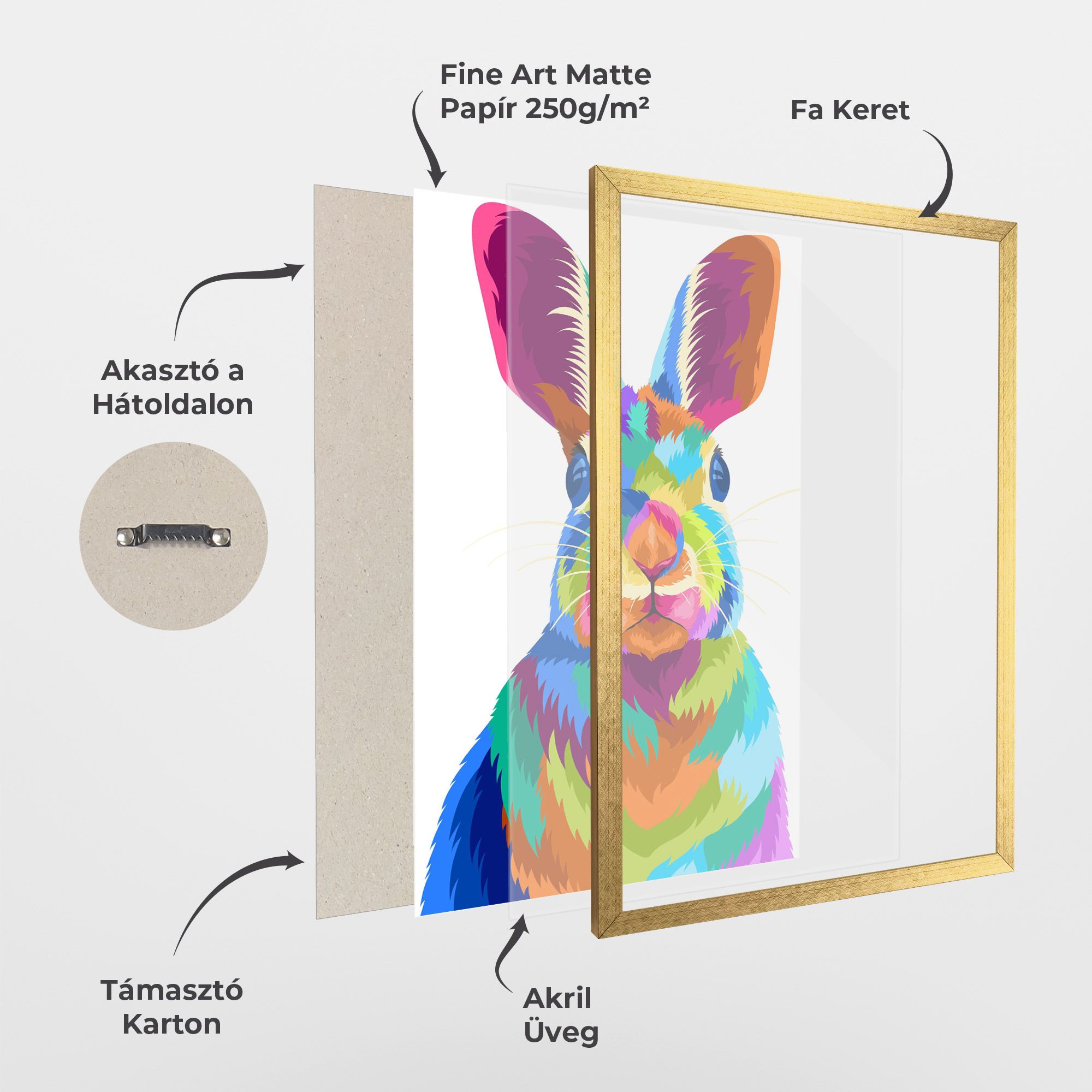 Rabbit Art Style mockup 1