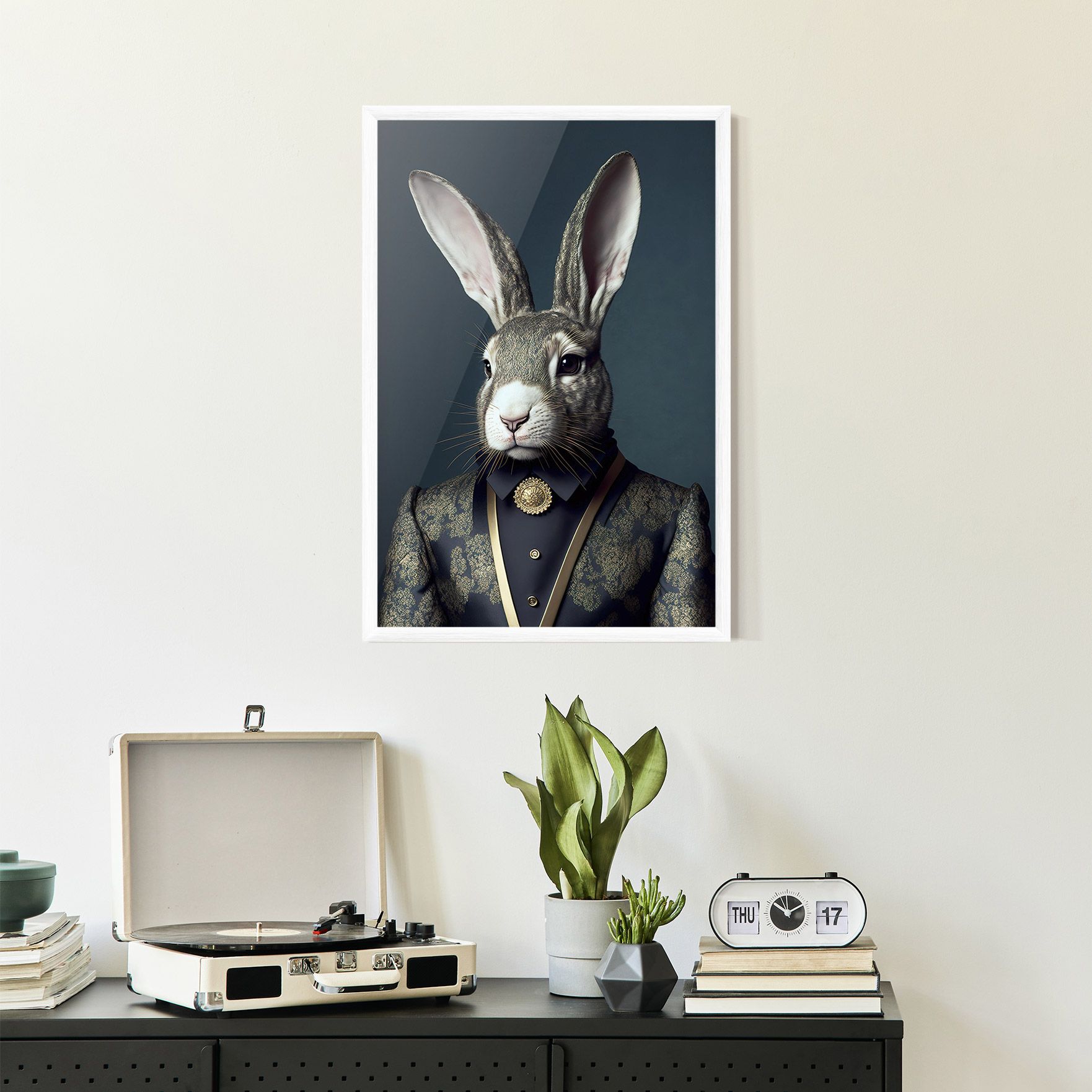 Elegant Rabbit mockup 2