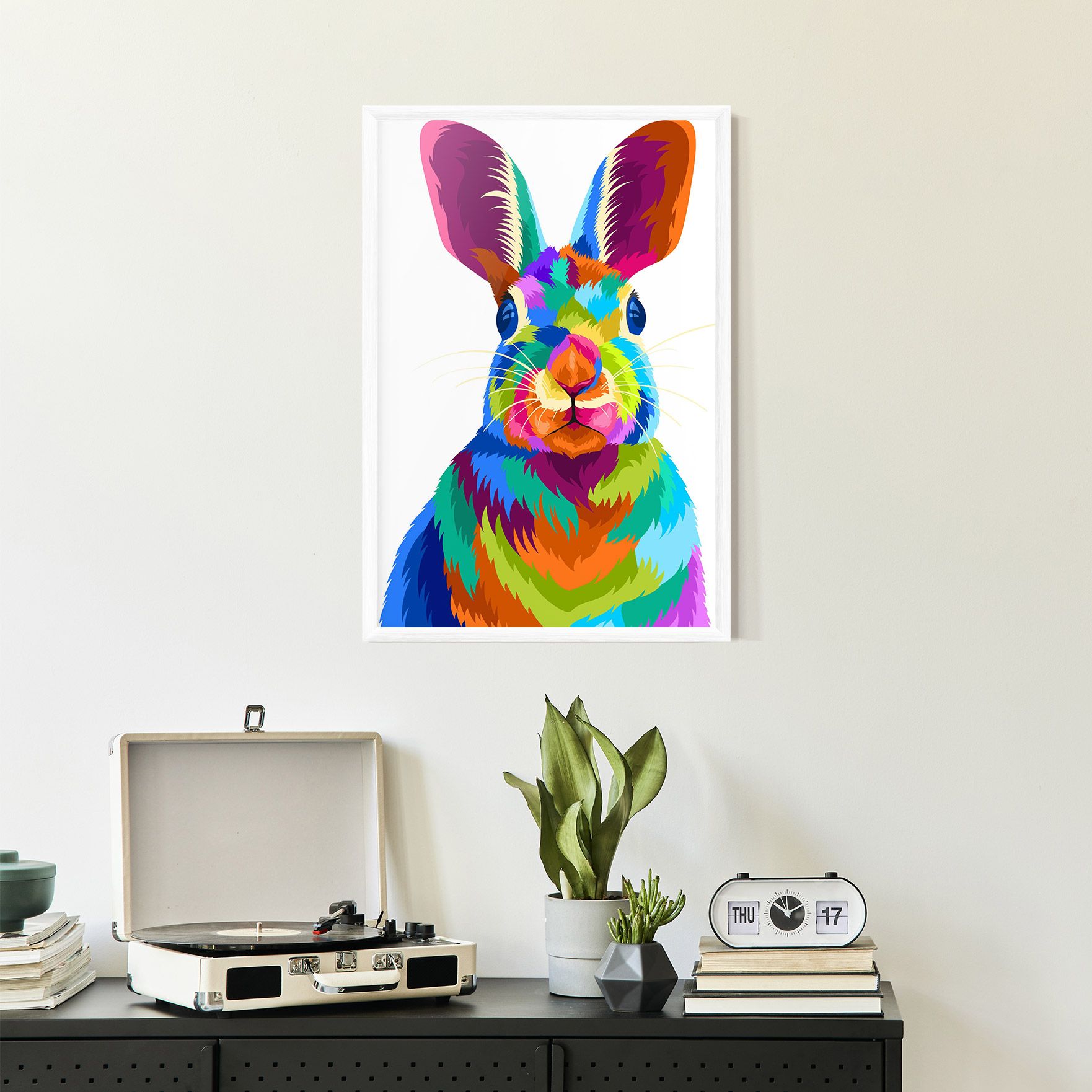 Rabbit Art Style mockup 2