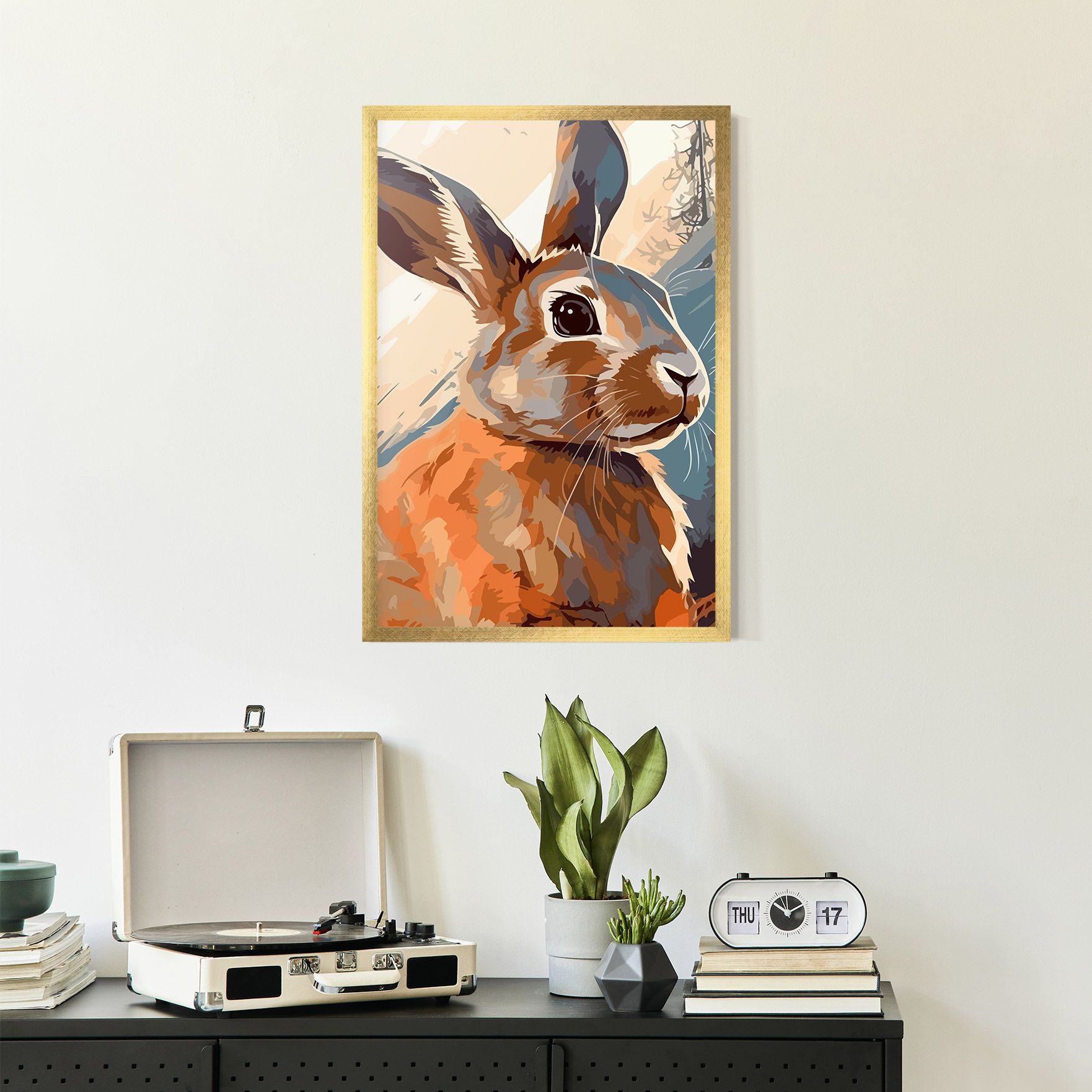 Anime Rabbit mockup 2