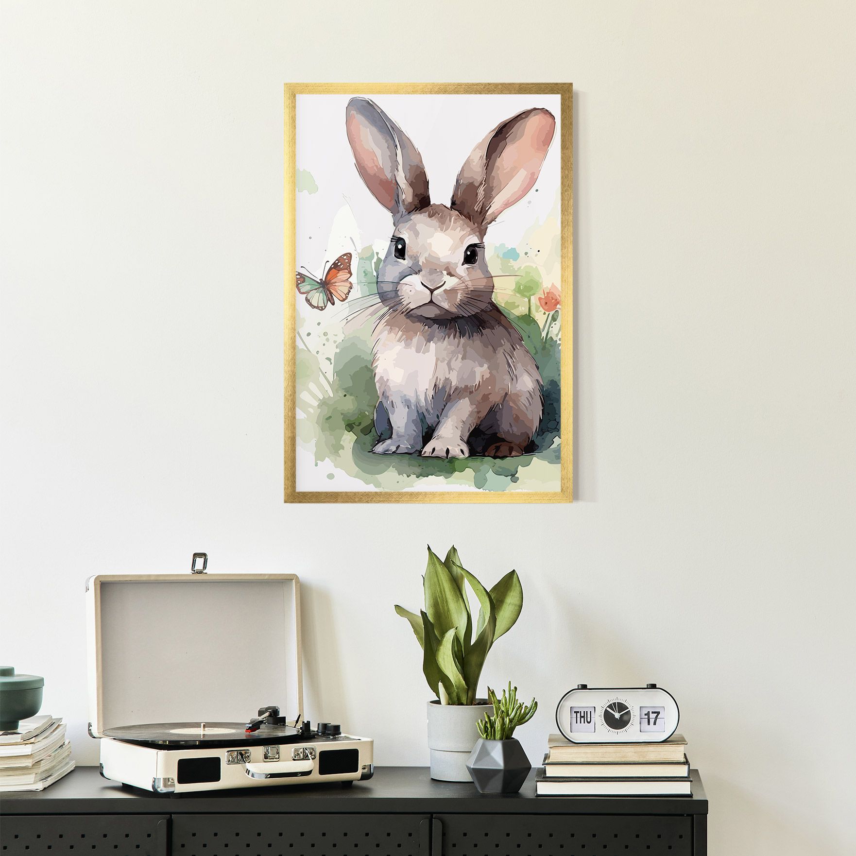 Pretty Bunny Art mockup 2