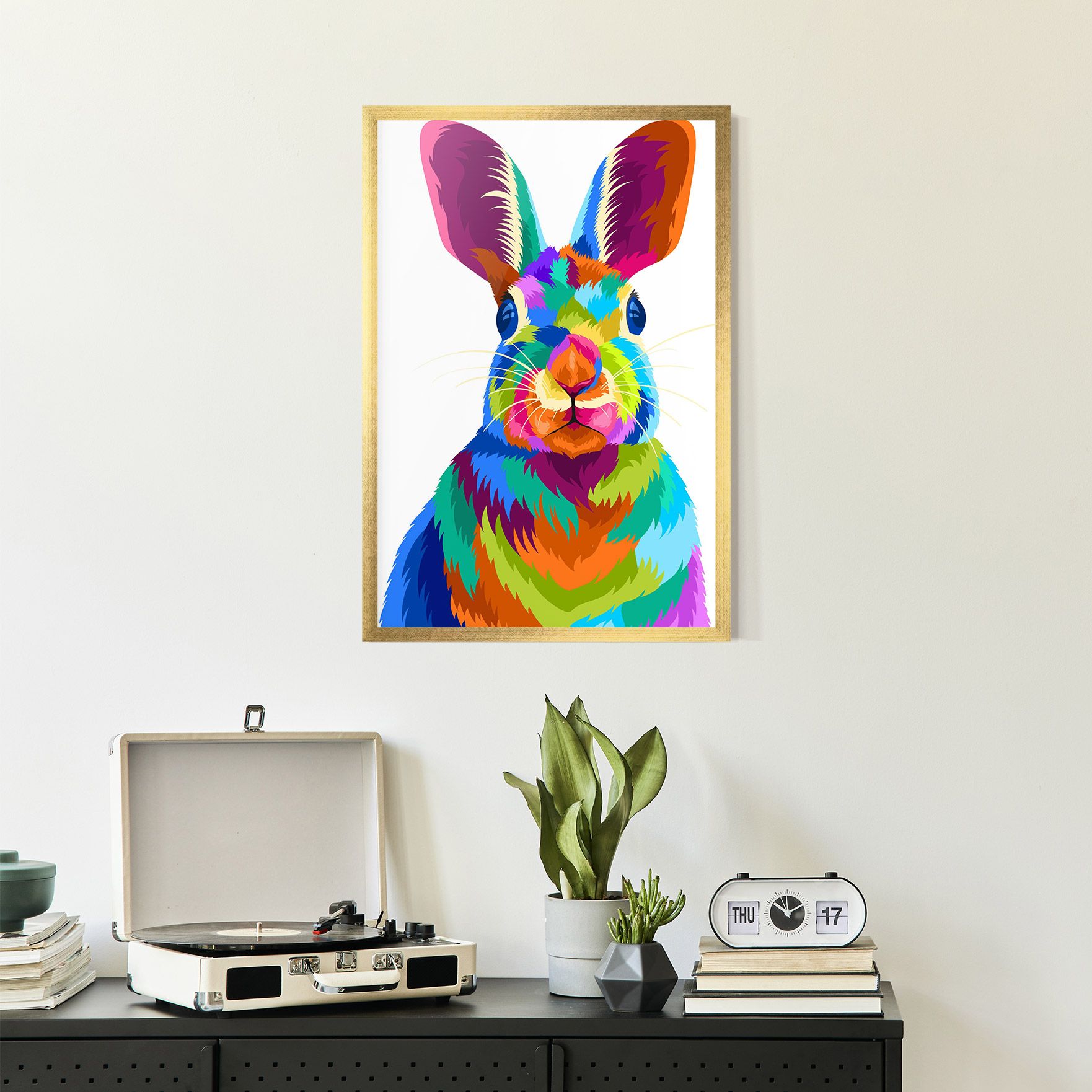 Rabbit Art Style mockup 2