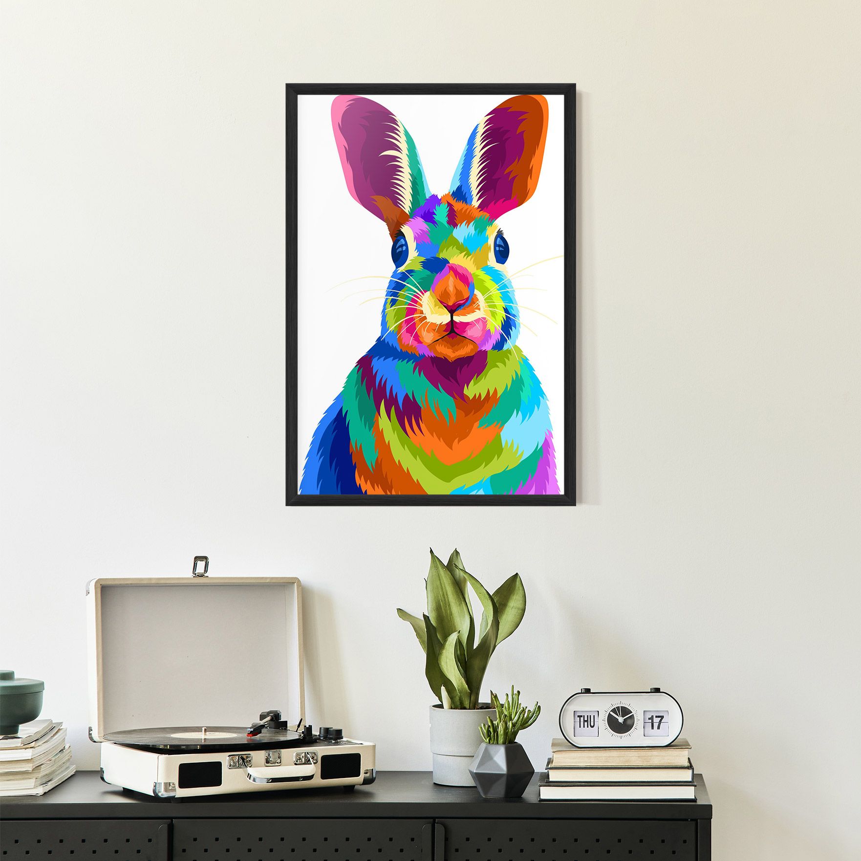 Rabbit Art Style mockup 2