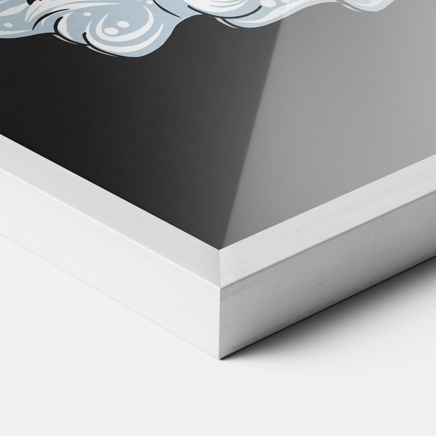 Keretezett Poszter Moon Bunny mockup 3