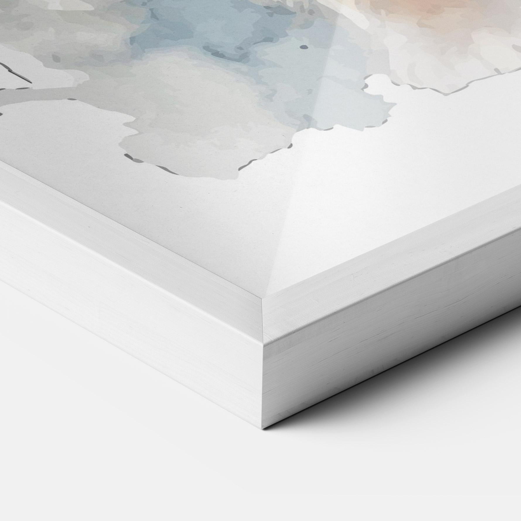 Keretezett Poszter Watercolor Cute Bunny mockup 3