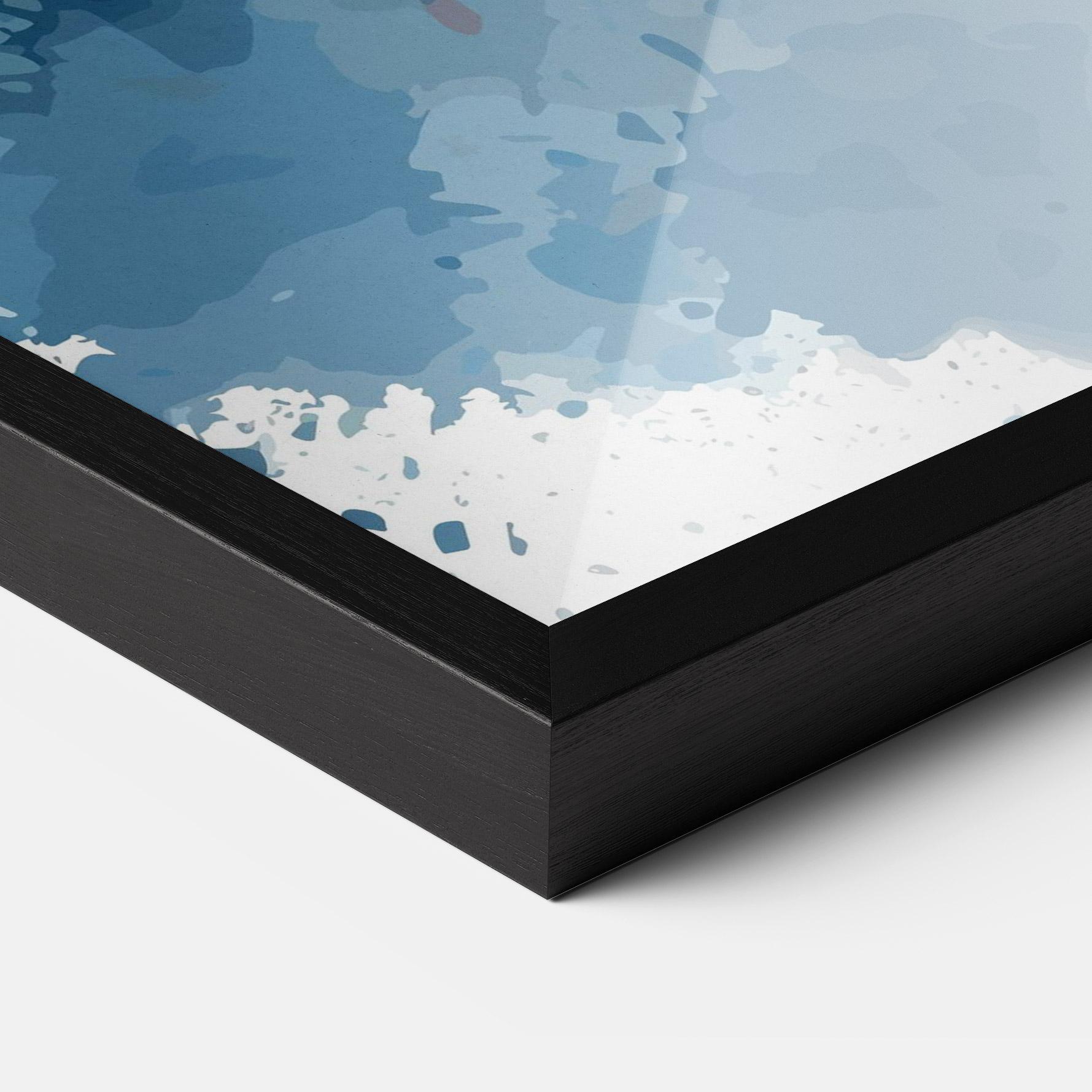 Keretezett Poszter Bunny Art Splash mockup 3