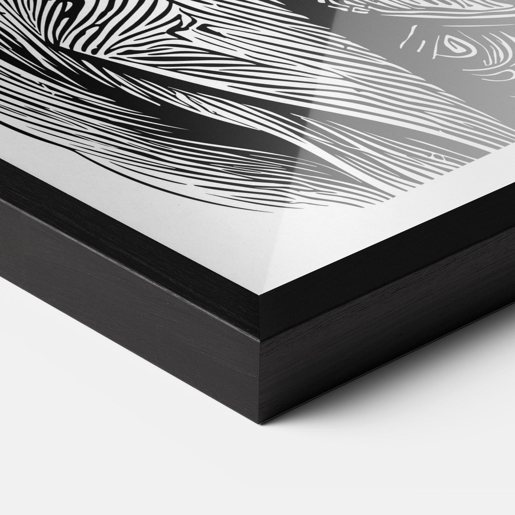 Keretezett Poszter Bunny In Suit mockup 3