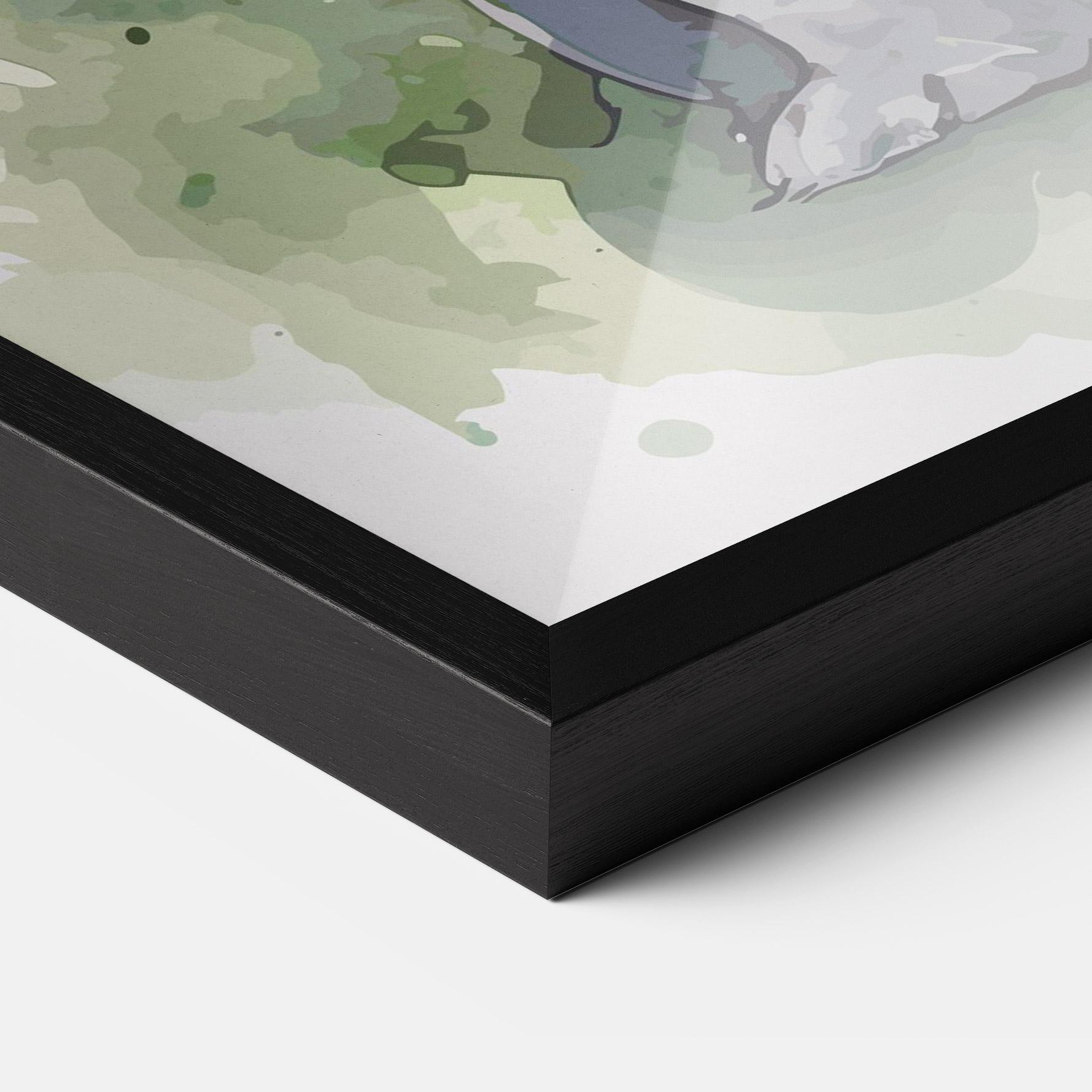 Keretezett Poszter Pretty Bunny Art mockup 3