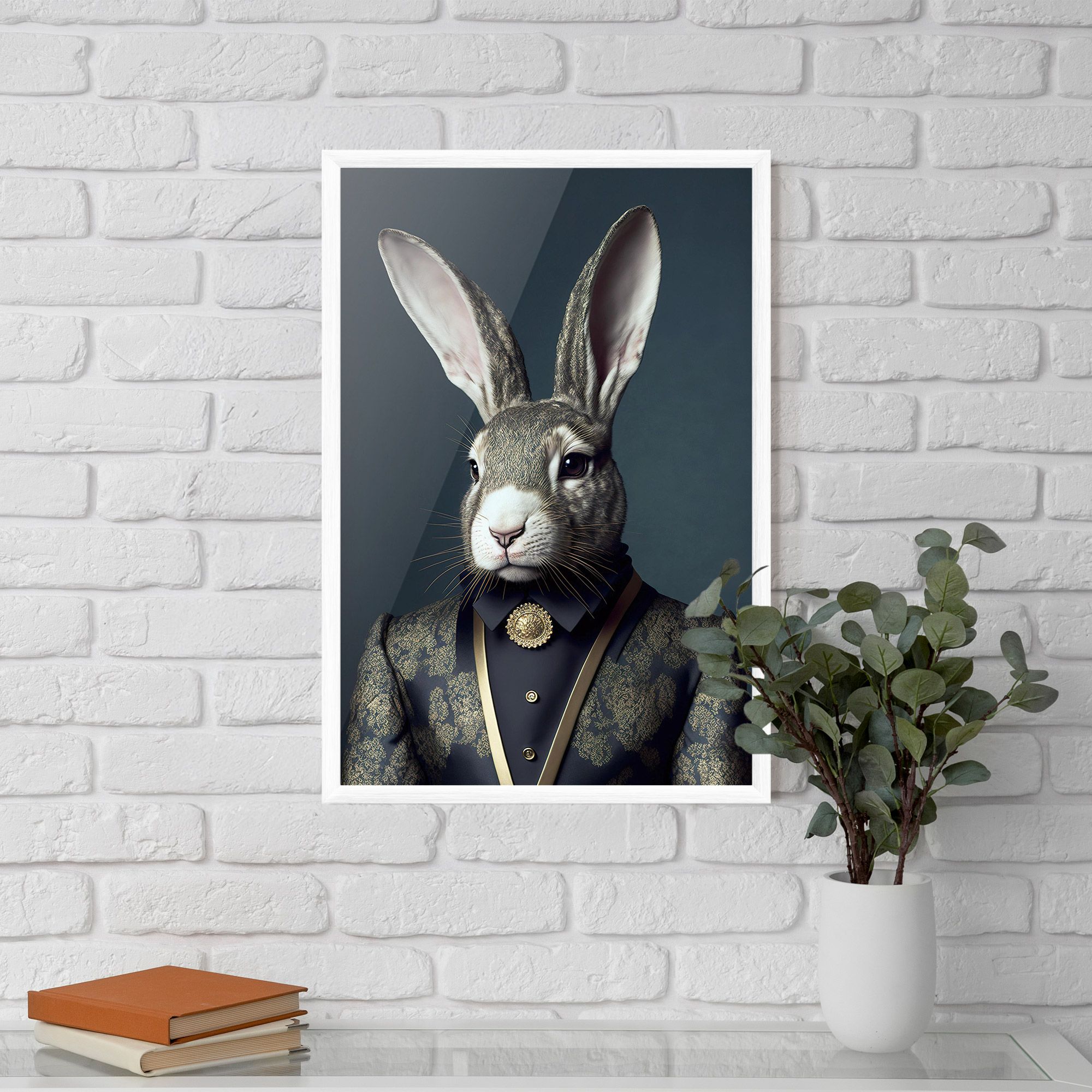 Elegant Rabbit mockup 5