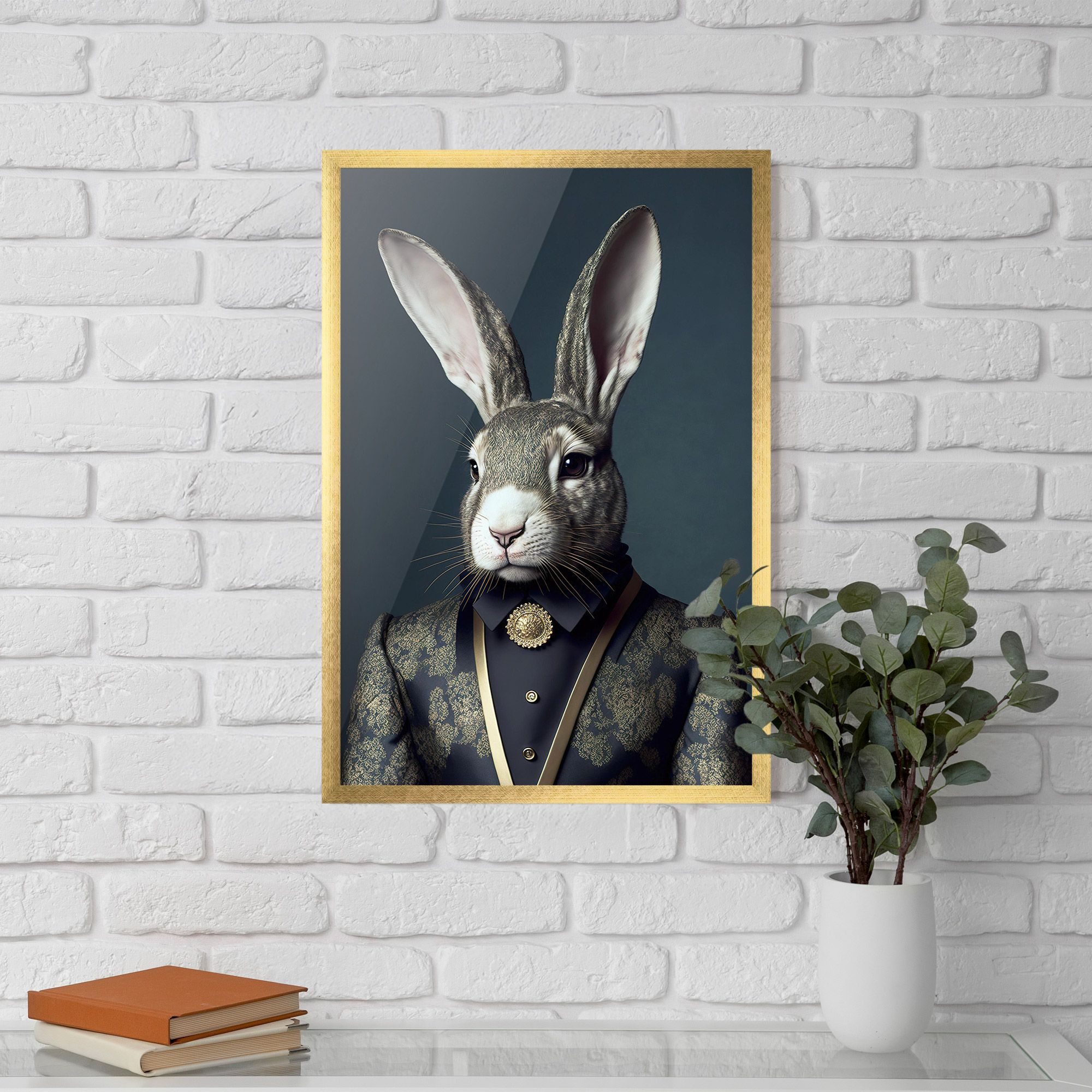 Elegant Rabbit mockup 5