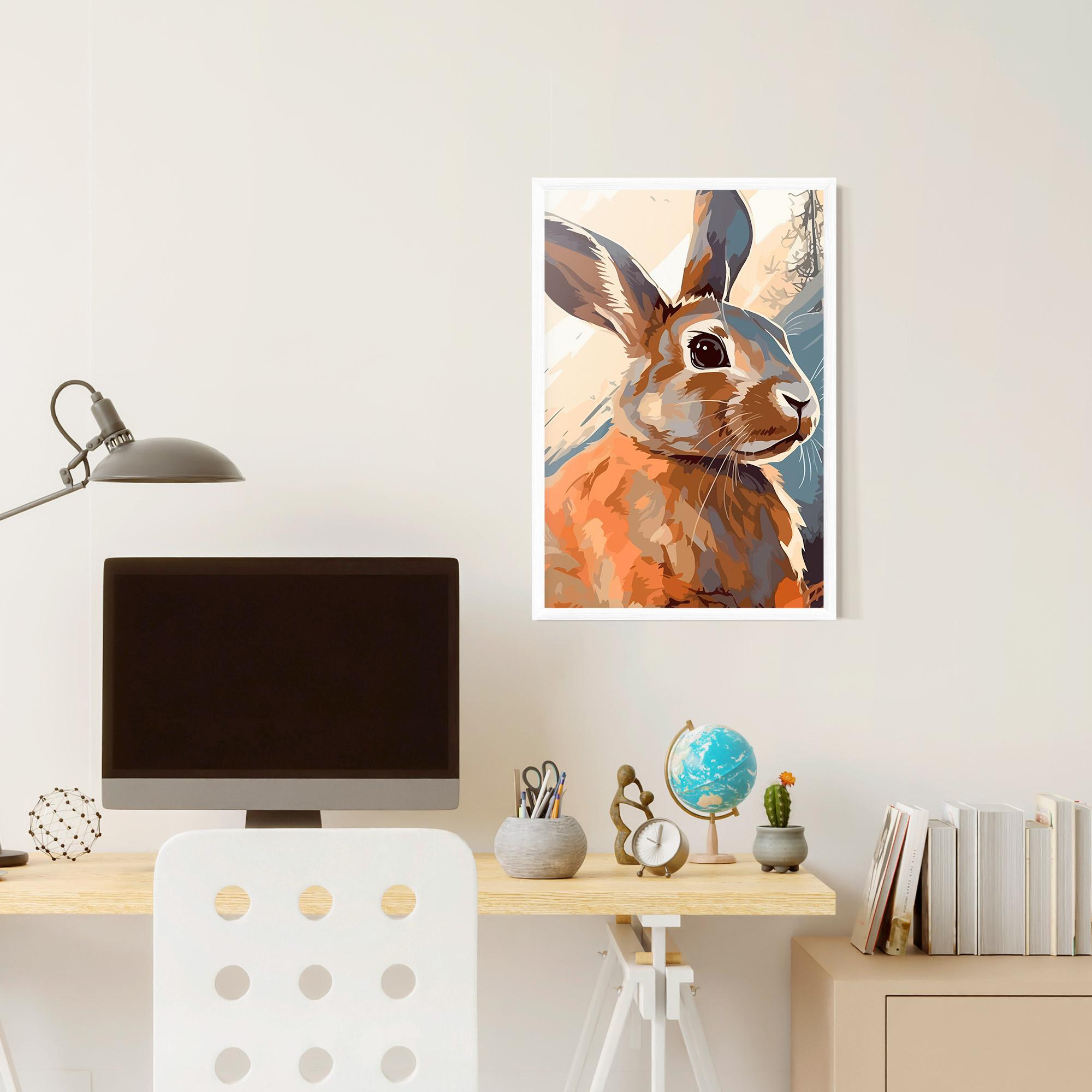 Keretezett Poszter Anime Rabbit mockup 6