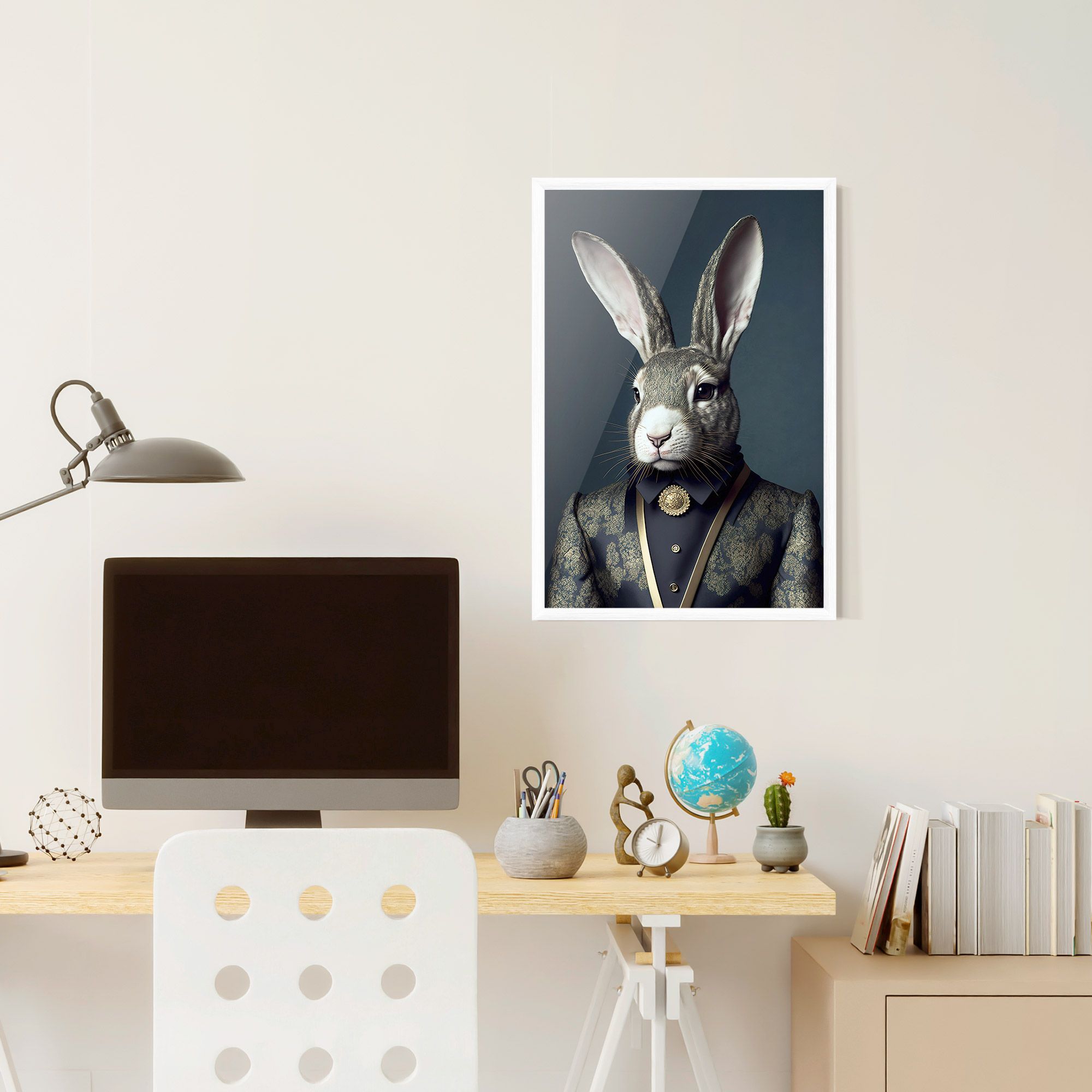 Elegant Rabbit mockup 6
