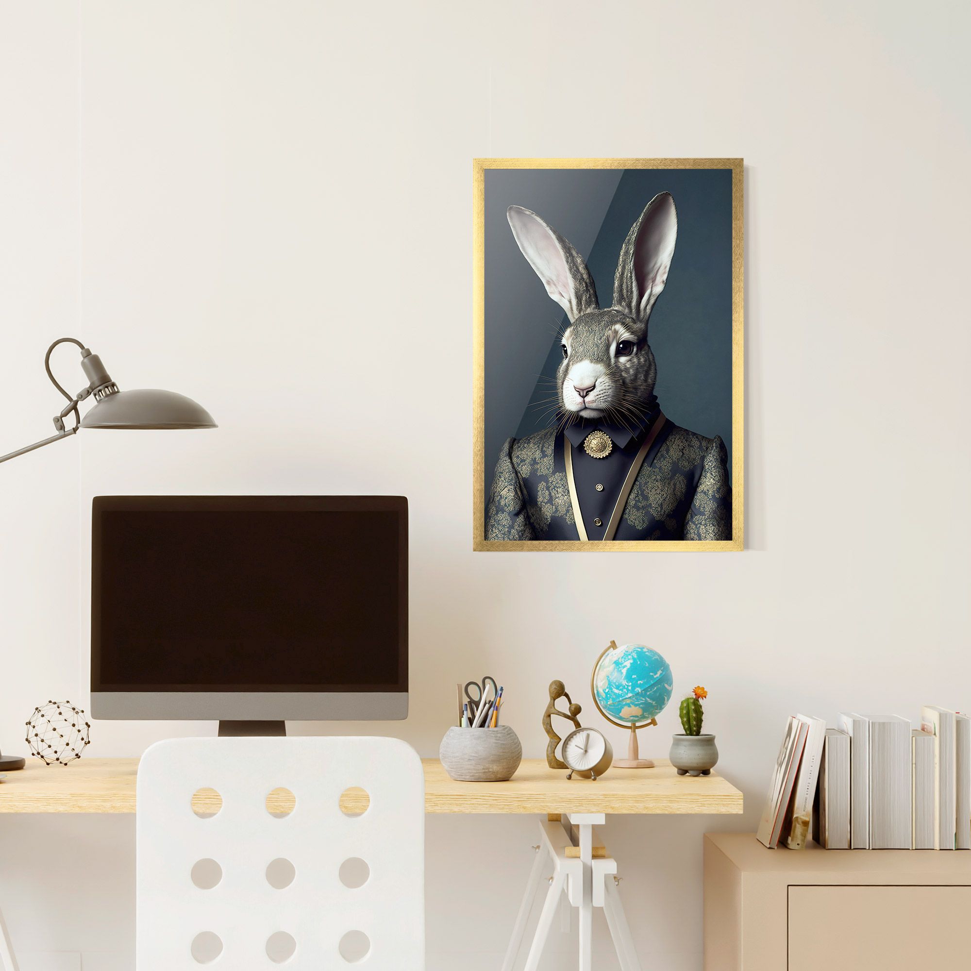 Elegant Rabbit mockup 6