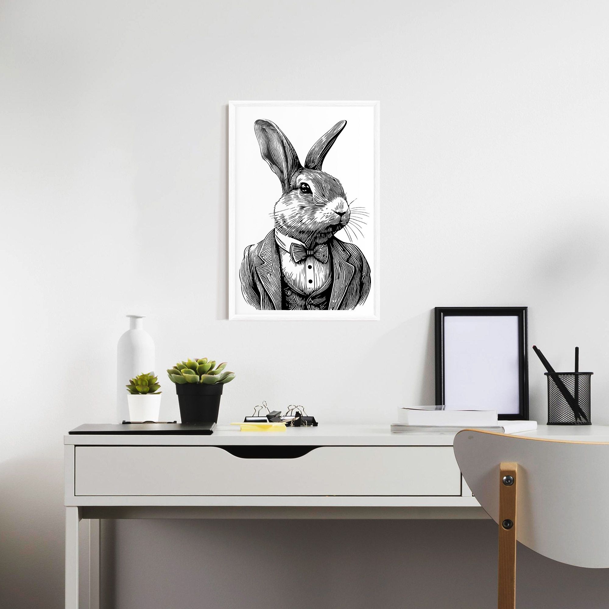 Bunny In Suit mockup 7