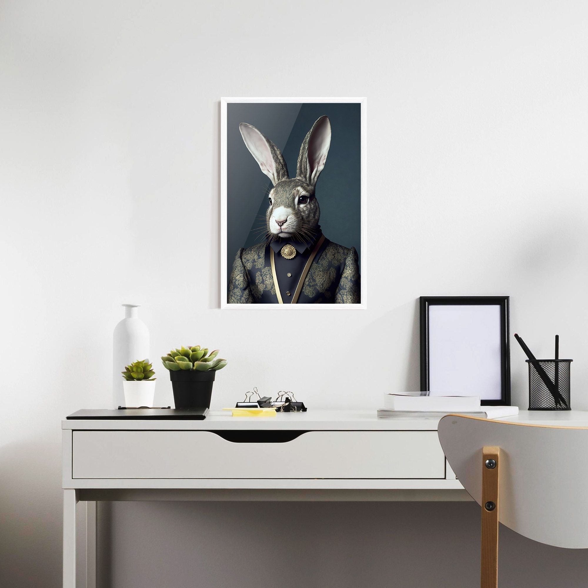 Elegant Rabbit mockup 7