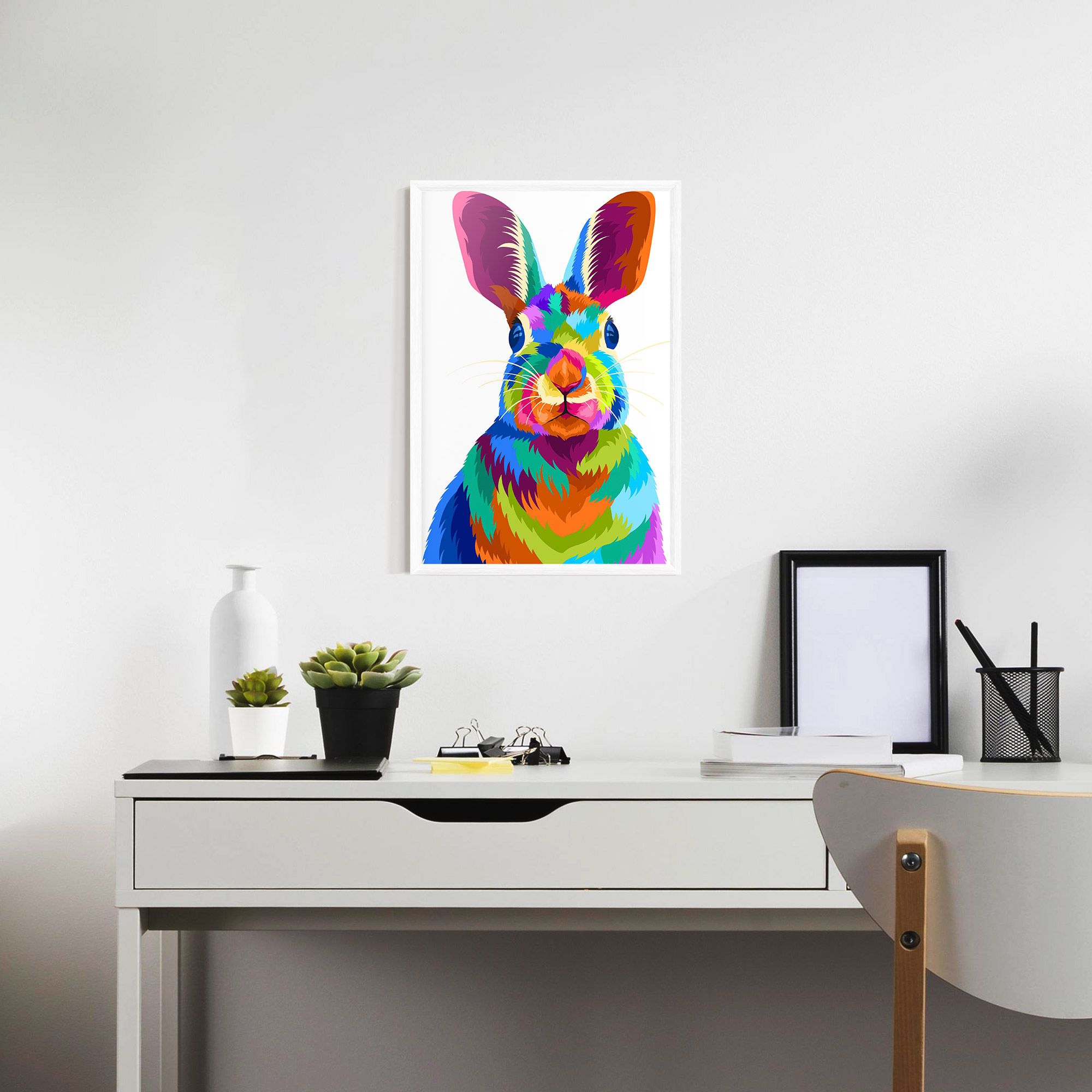 Rabbit Art Style mockup 7