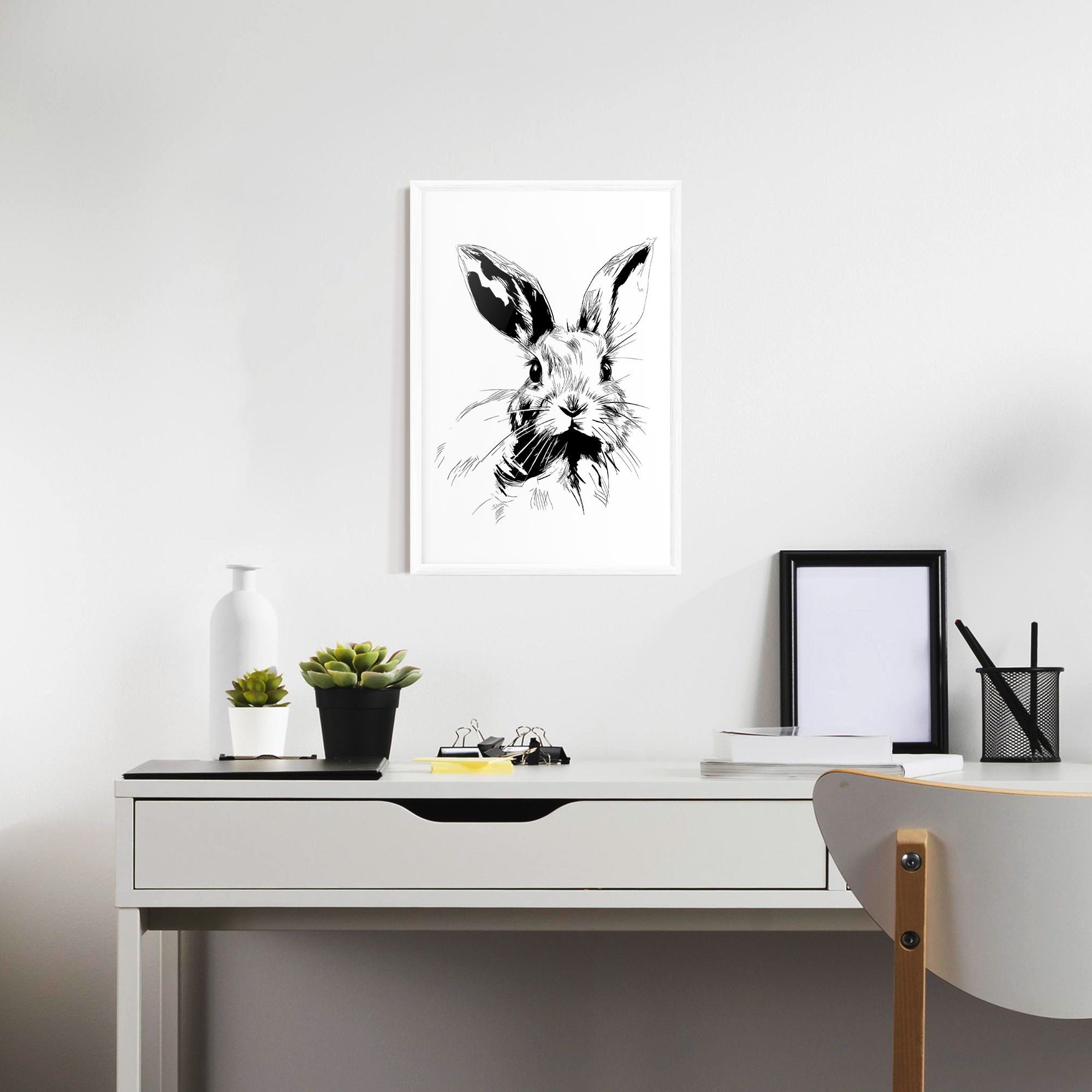 Rabbit Looking mockup 7