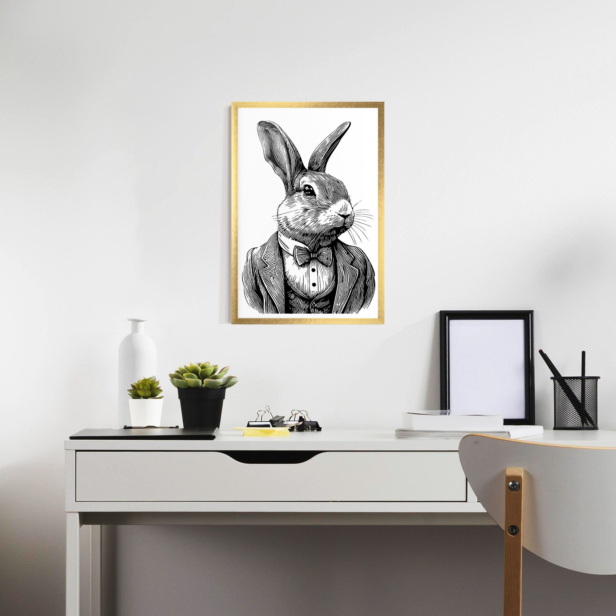 Bunny In Suit mockup 7