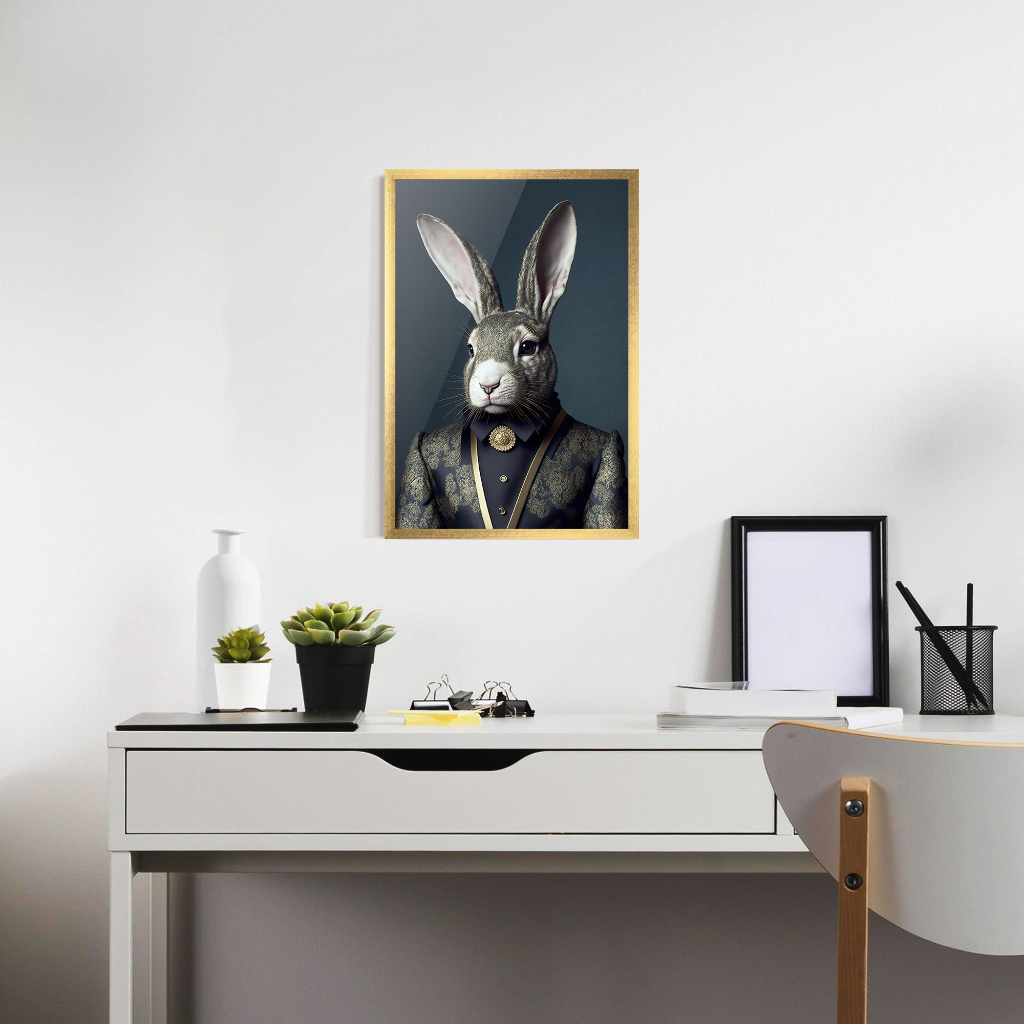 Elegant Rabbit mockup 7