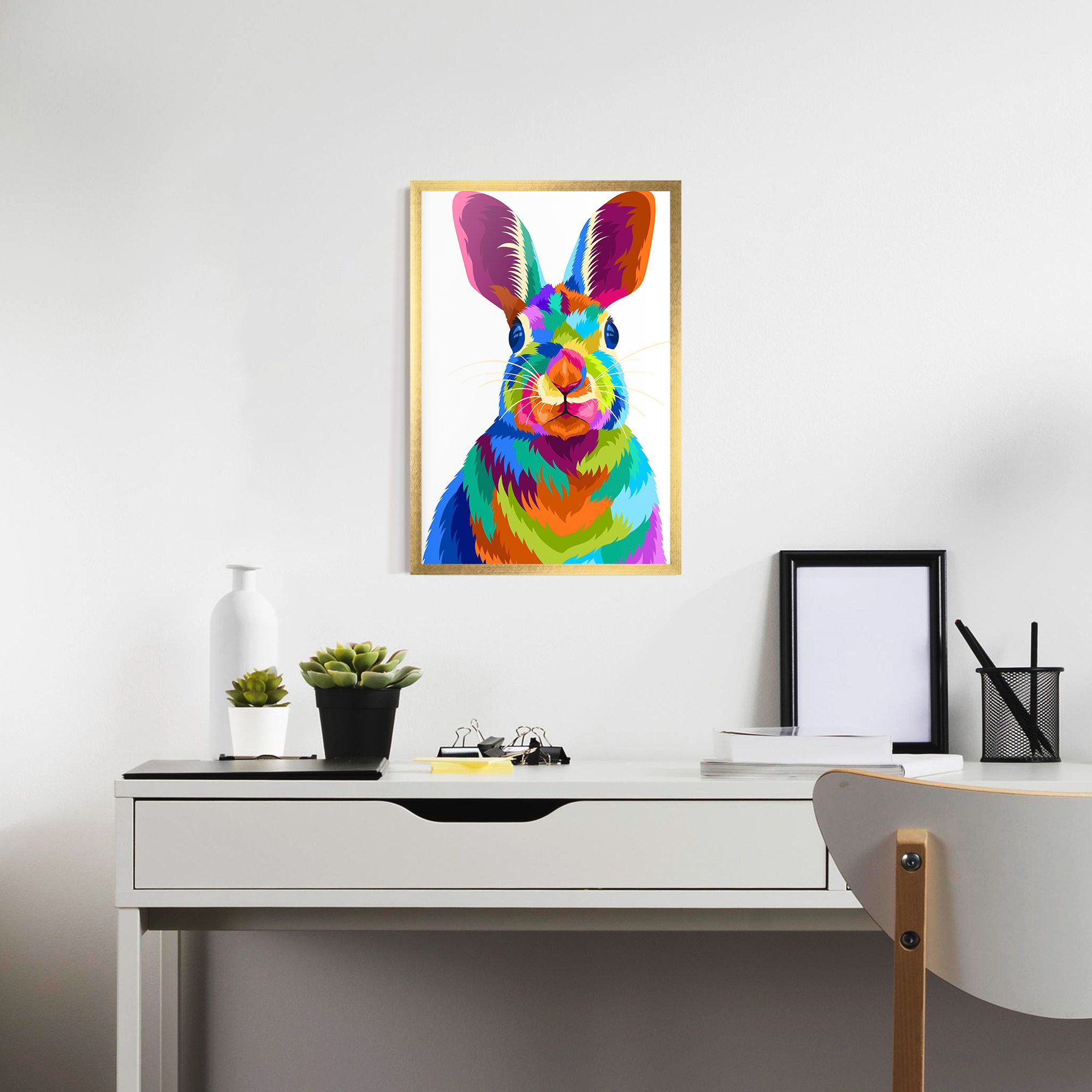Rabbit Art Style mockup 7