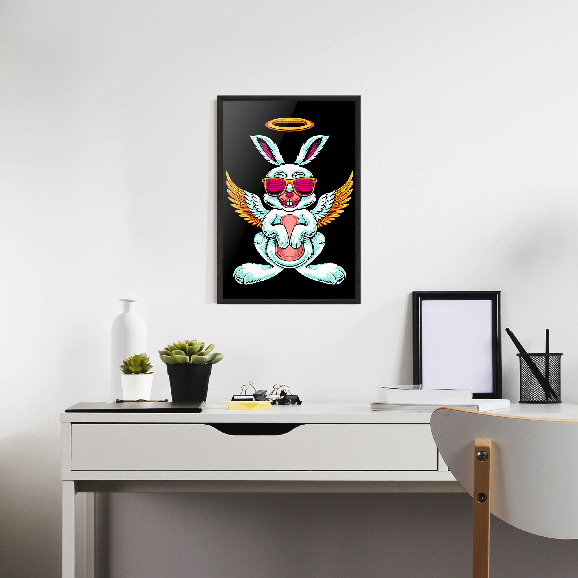 Angel Cool Bunny mockup 7