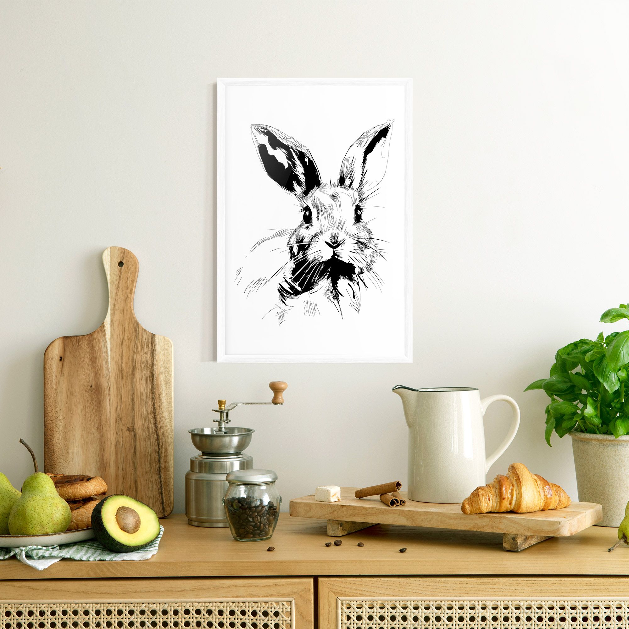 Rabbit Looking mockup 8