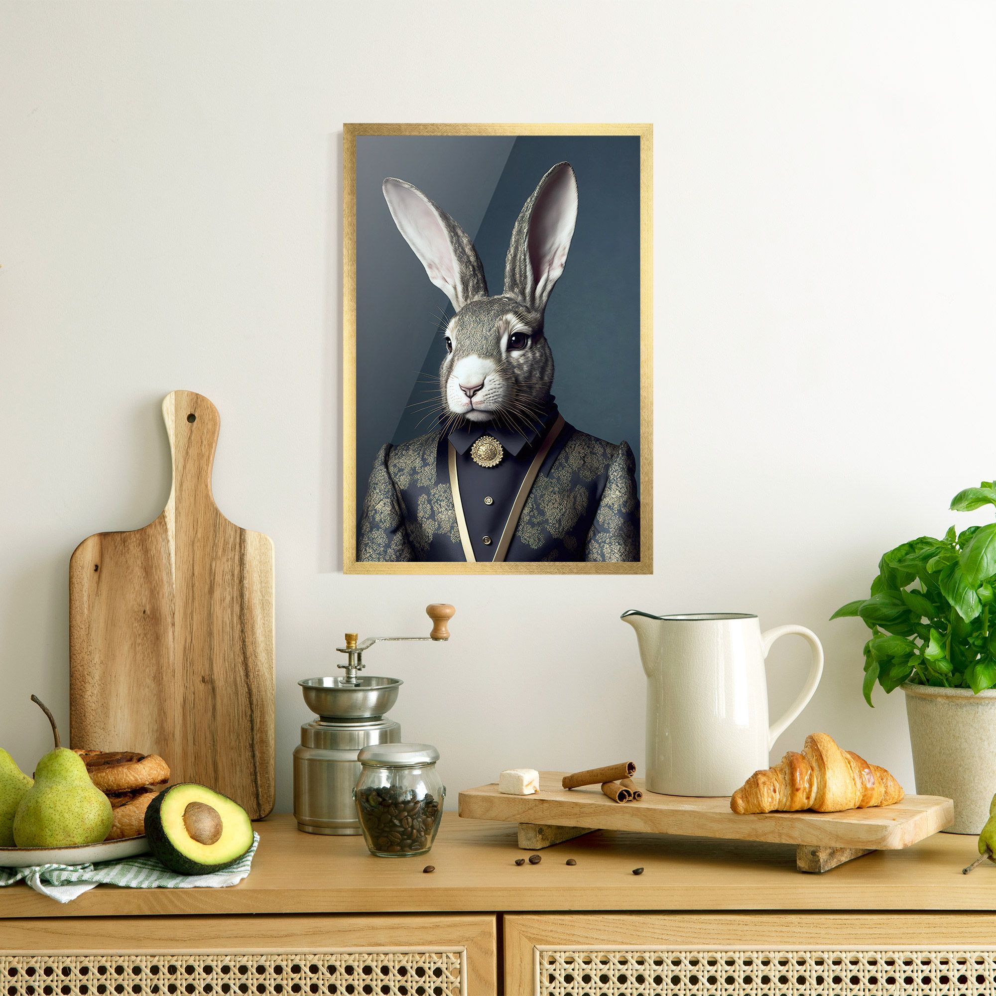 Elegant Rabbit mockup 8