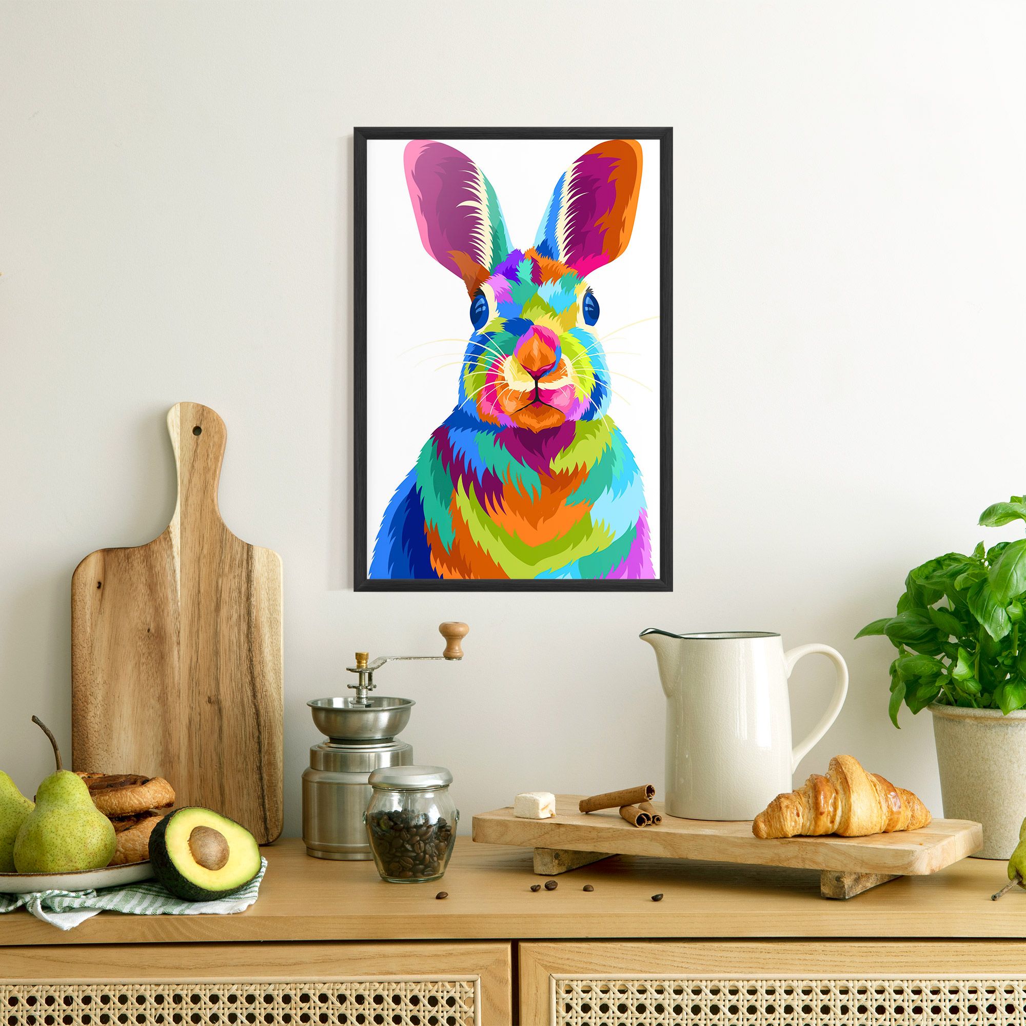 Rabbit Art Style mockup 8