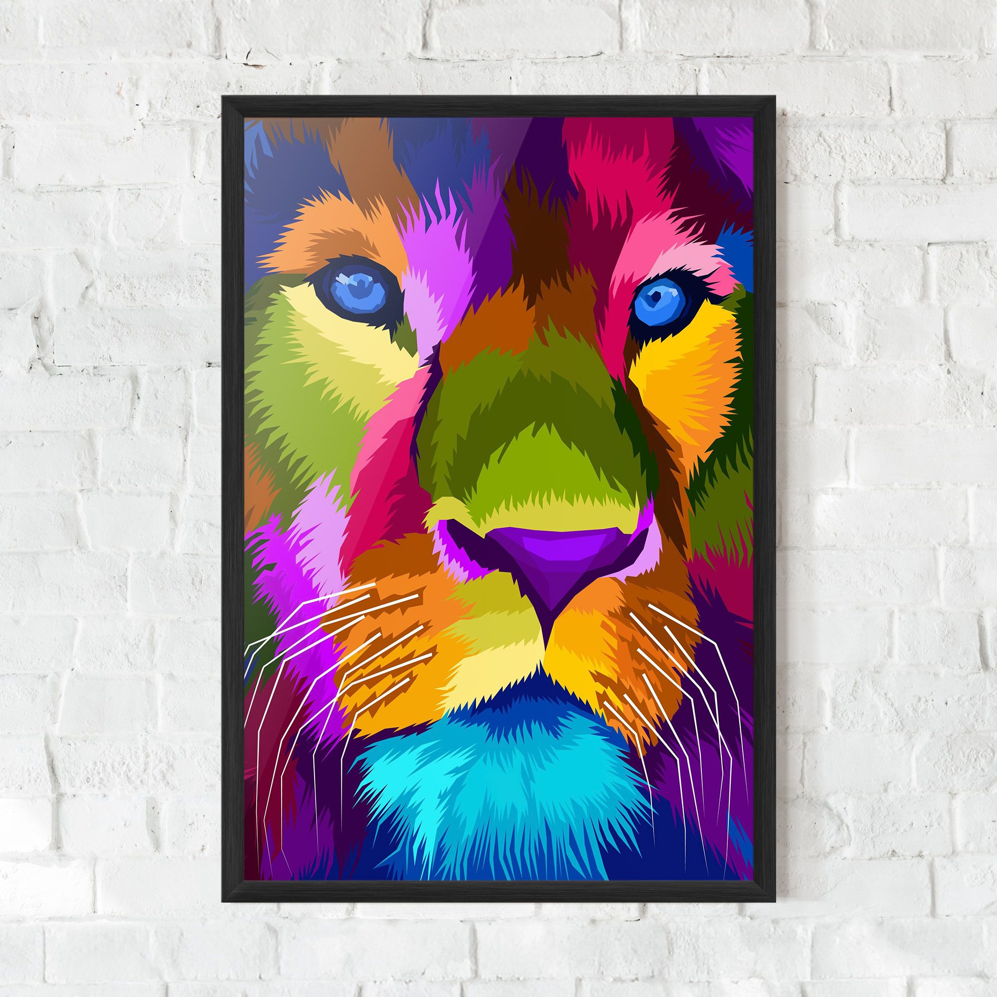 Color Lion Close Up mockup 0