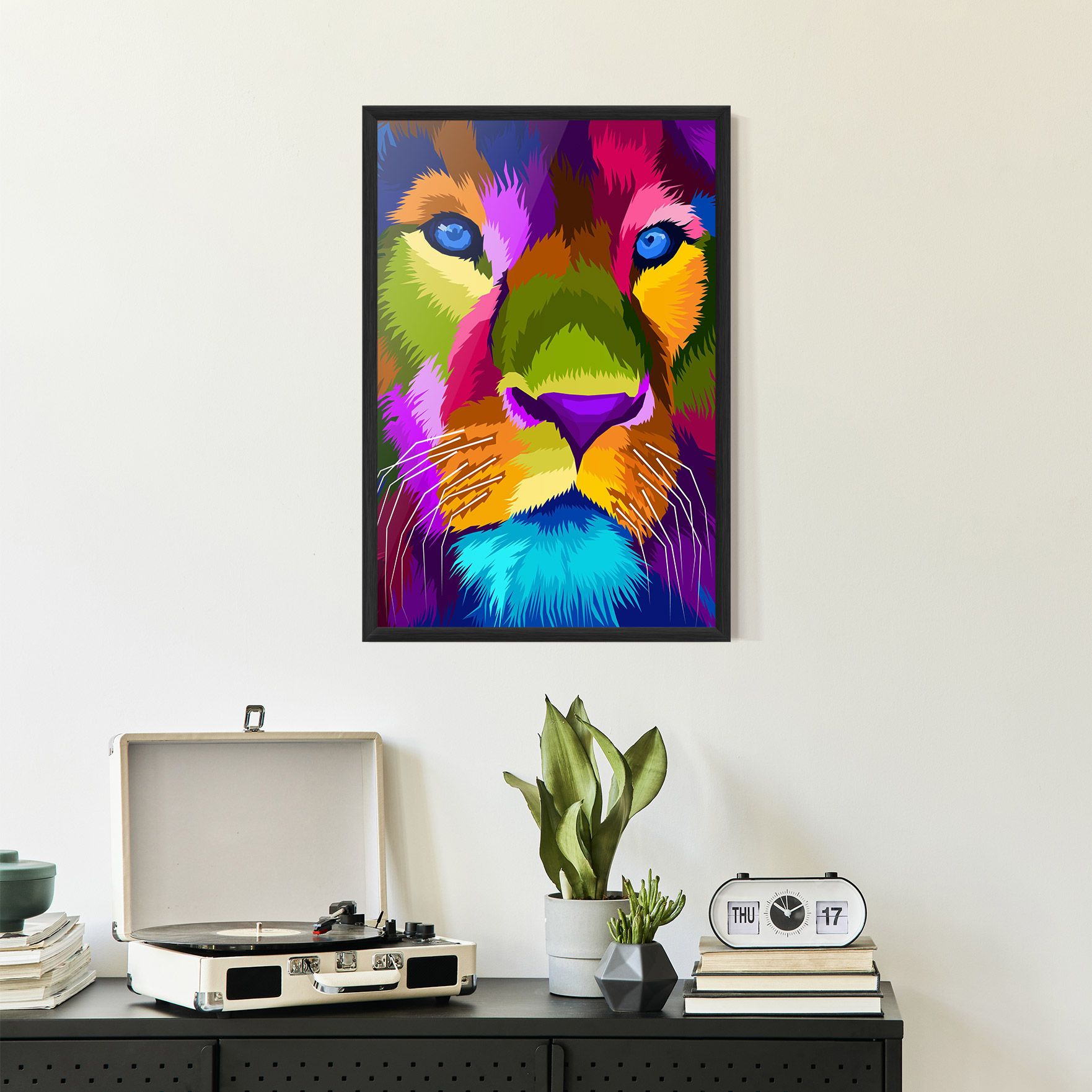 Color Lion Close Up mockup 2