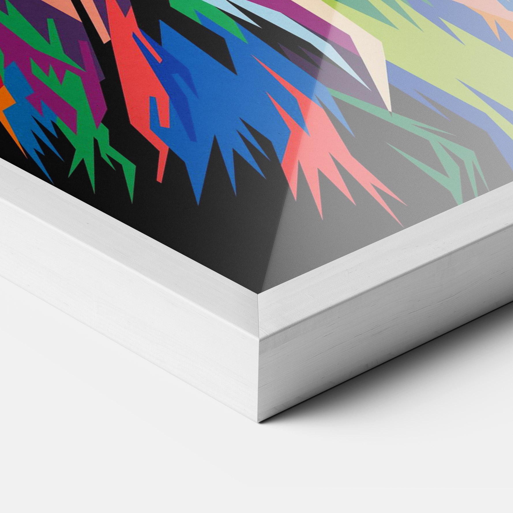 Keretezett Poszter Beautiful Lion mockup 3