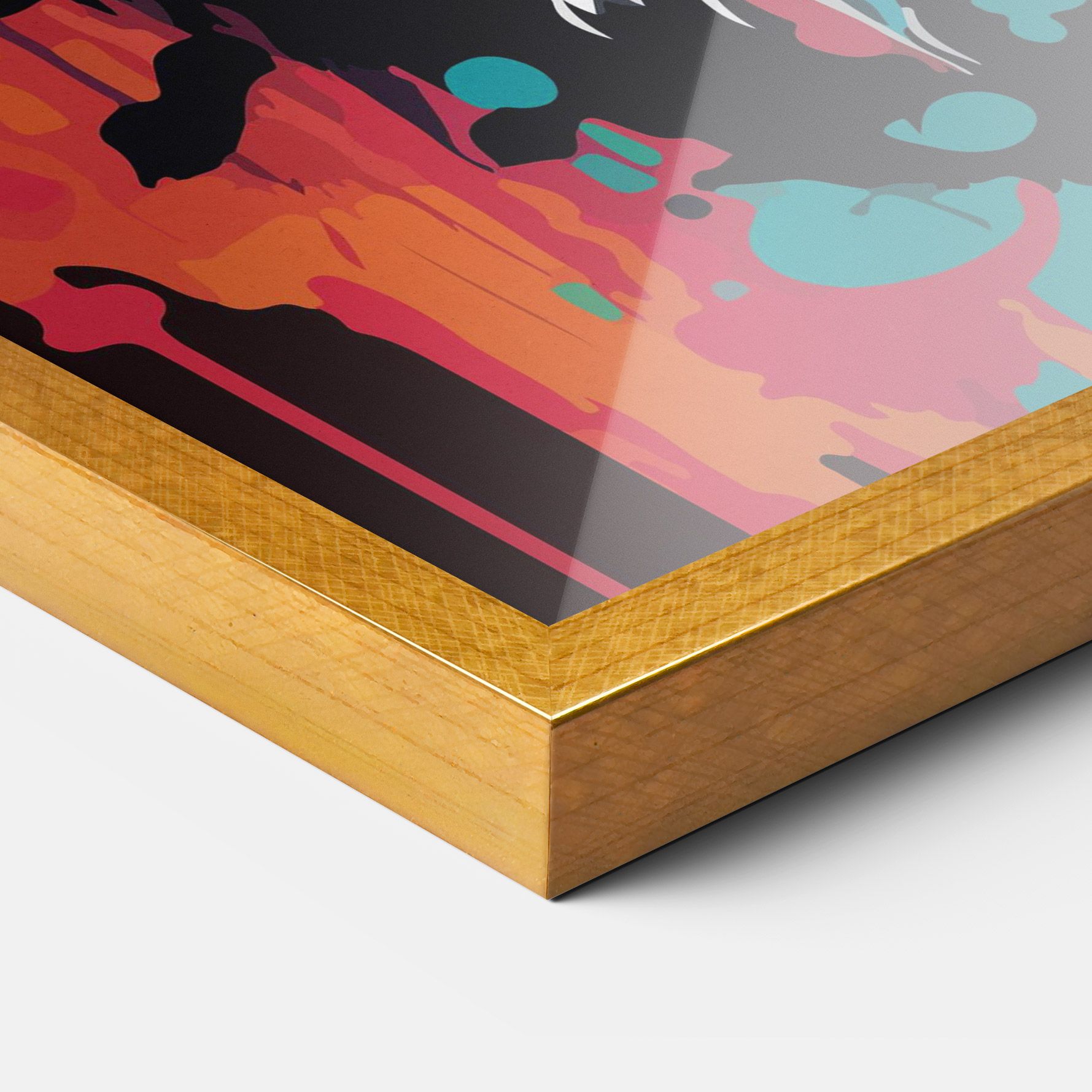 Blue Green Lion mockup 3