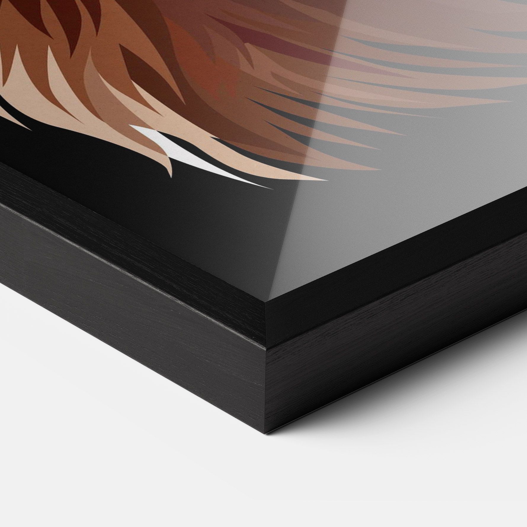 Angry Lion Head mockup 3