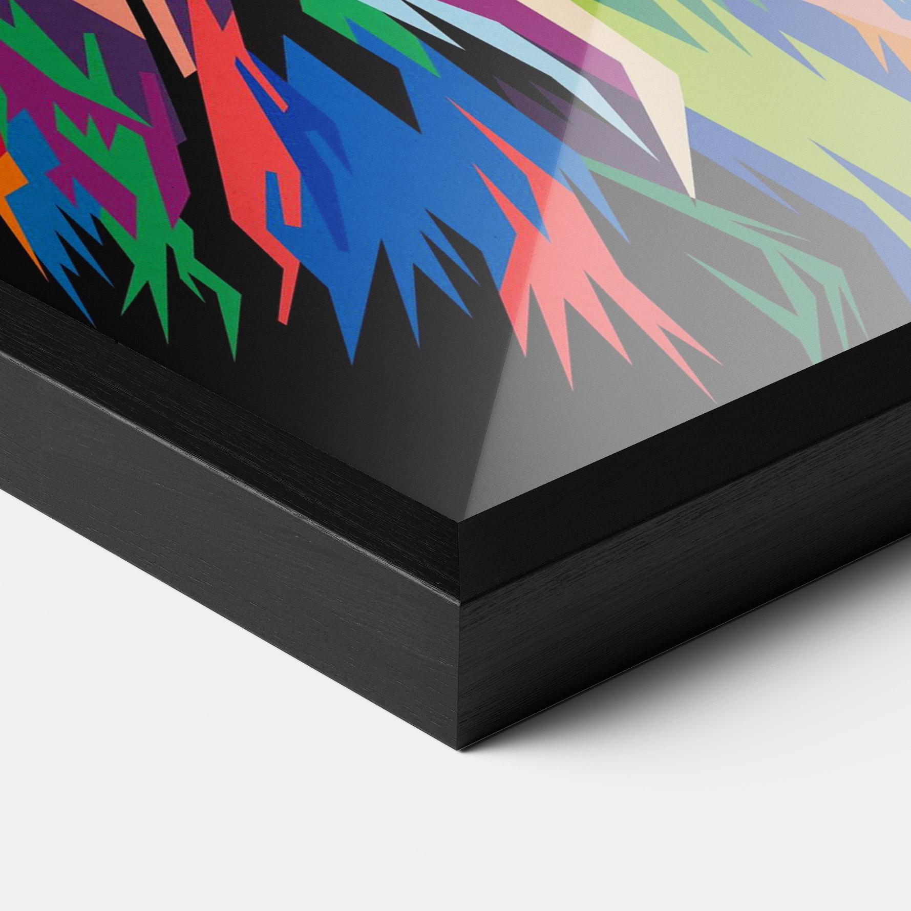 Keretezett Poszter Beautiful Lion mockup 3