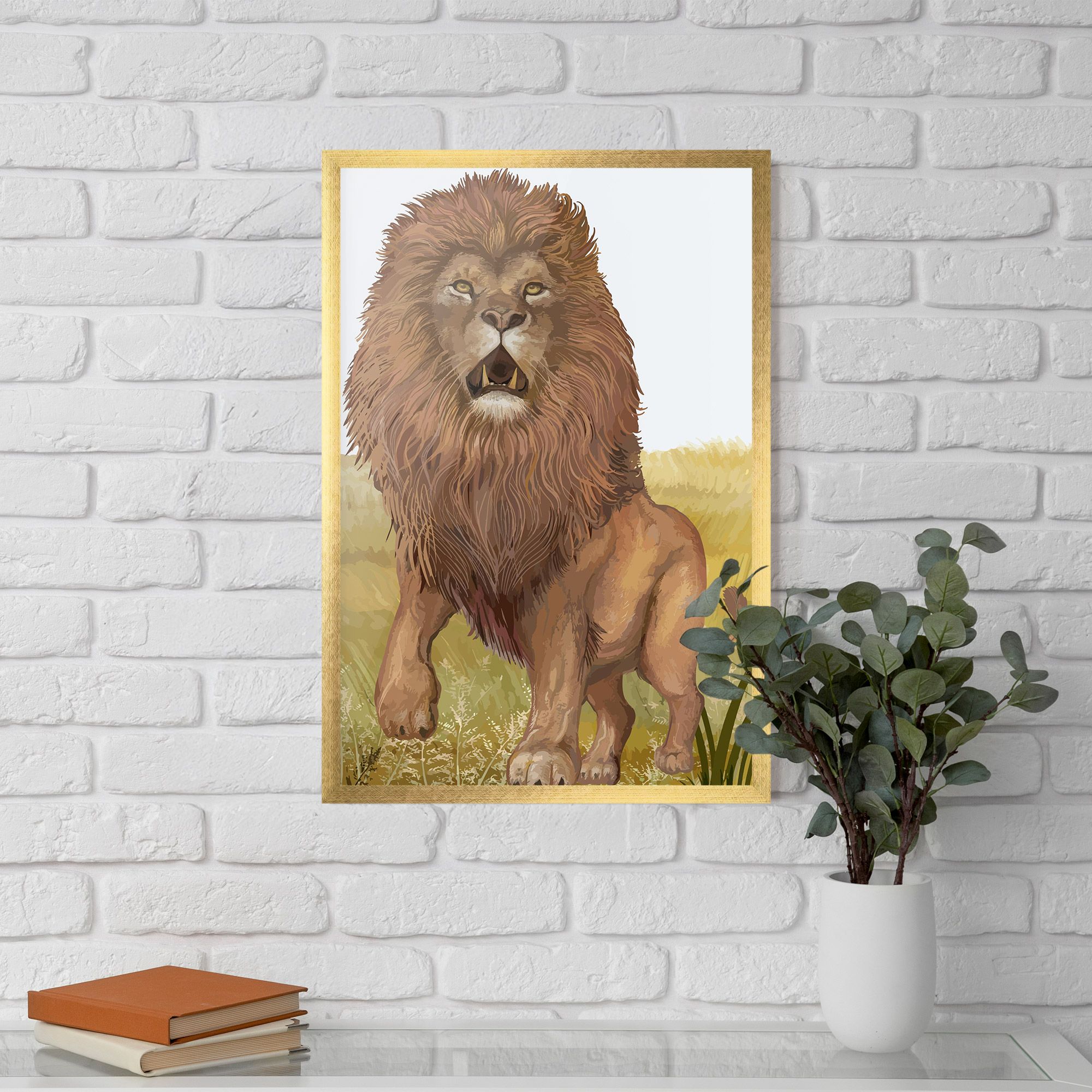Wild Lion mockup 5