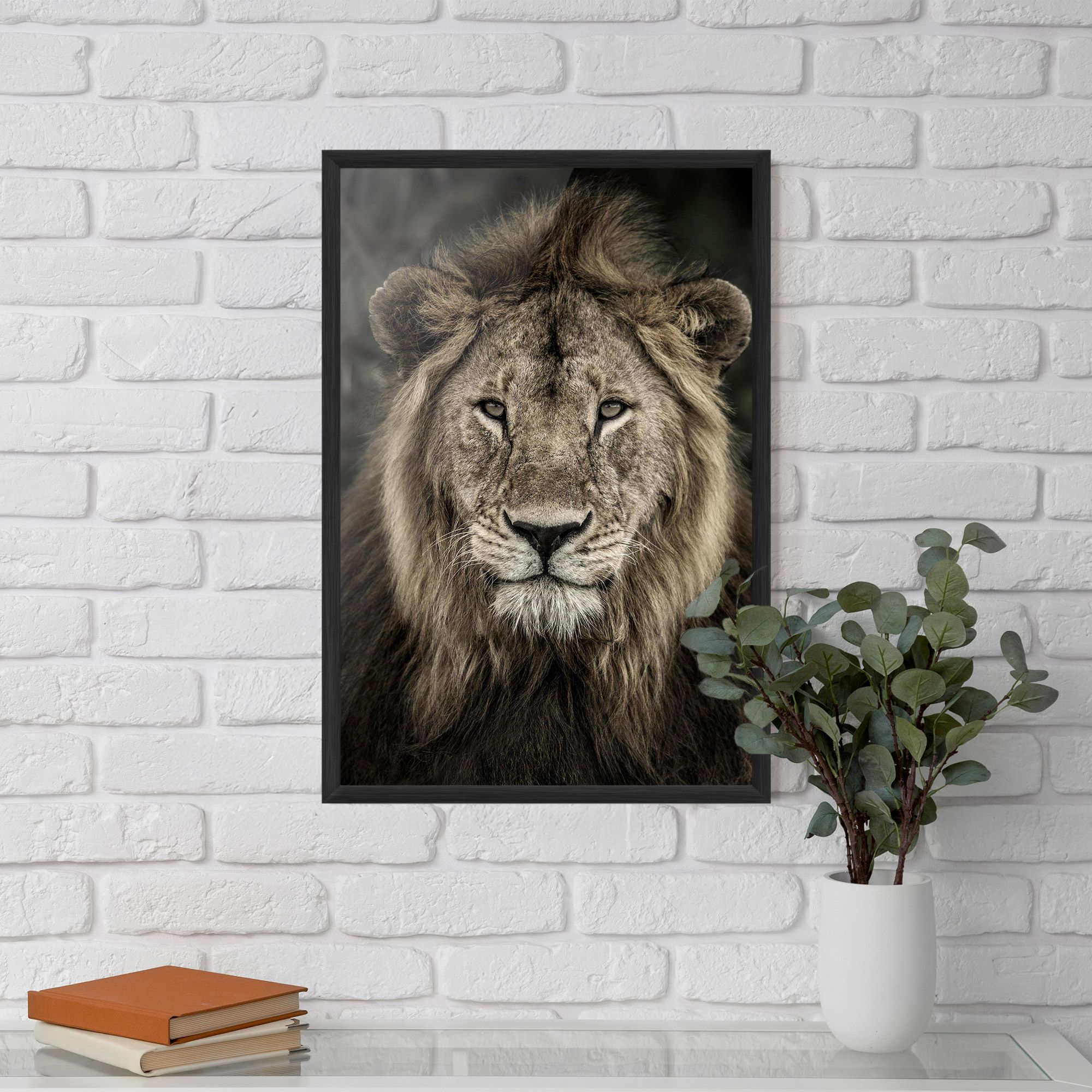 Lion Close Up mockup 5