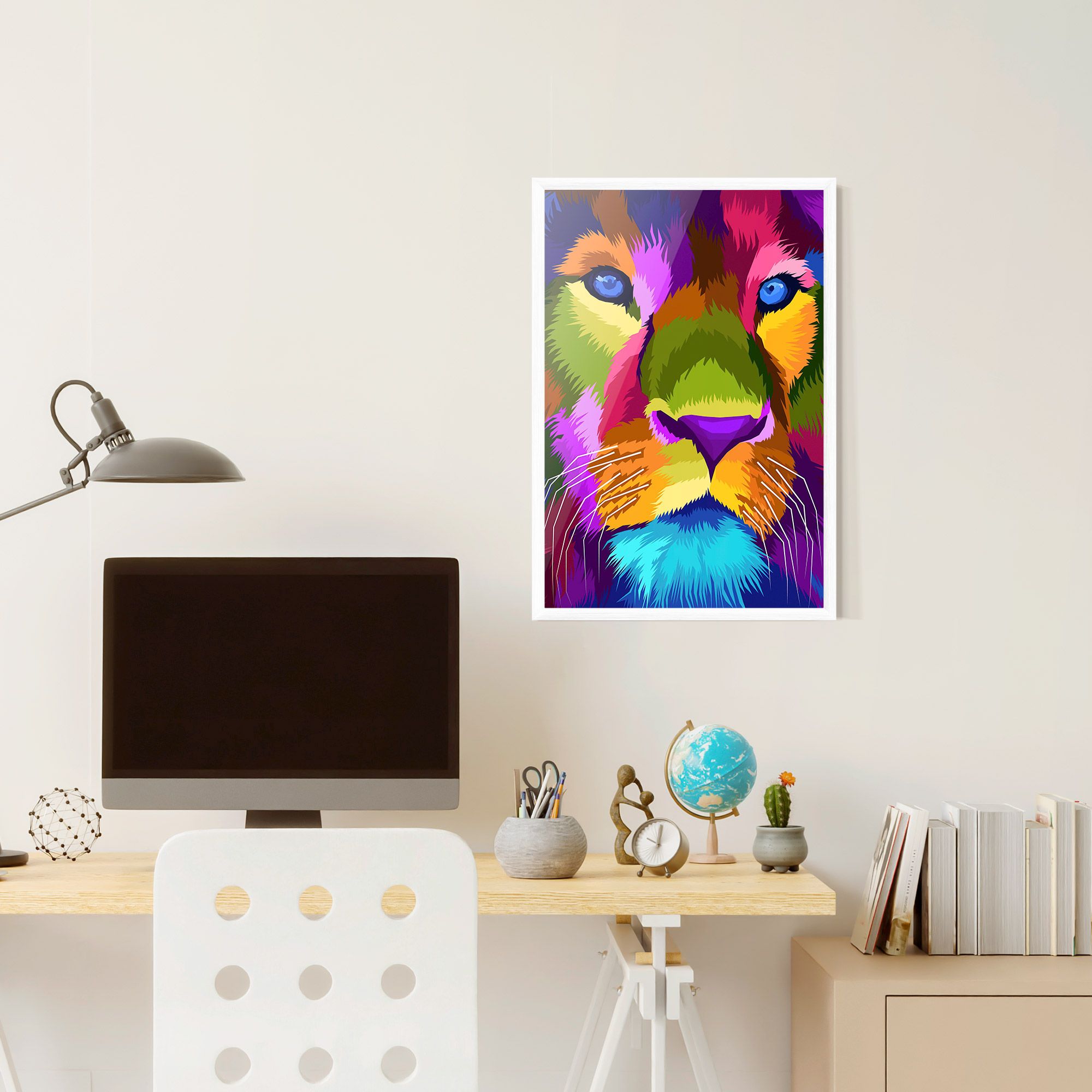 Color Lion Close Up mockup 6