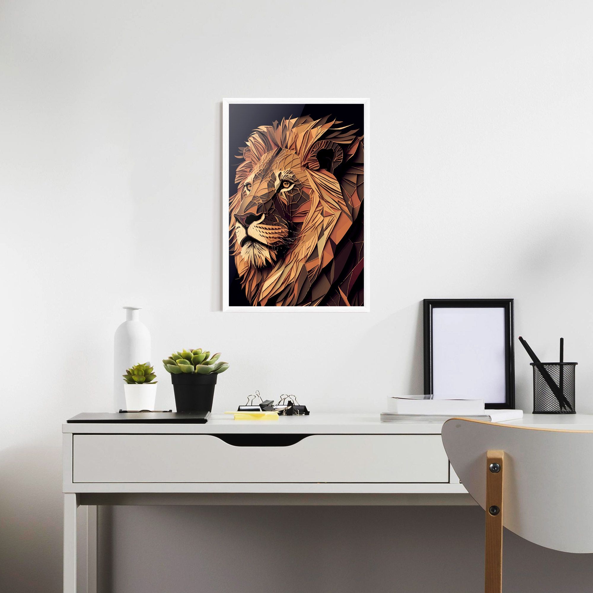 Orange Mix Lion mockup 7