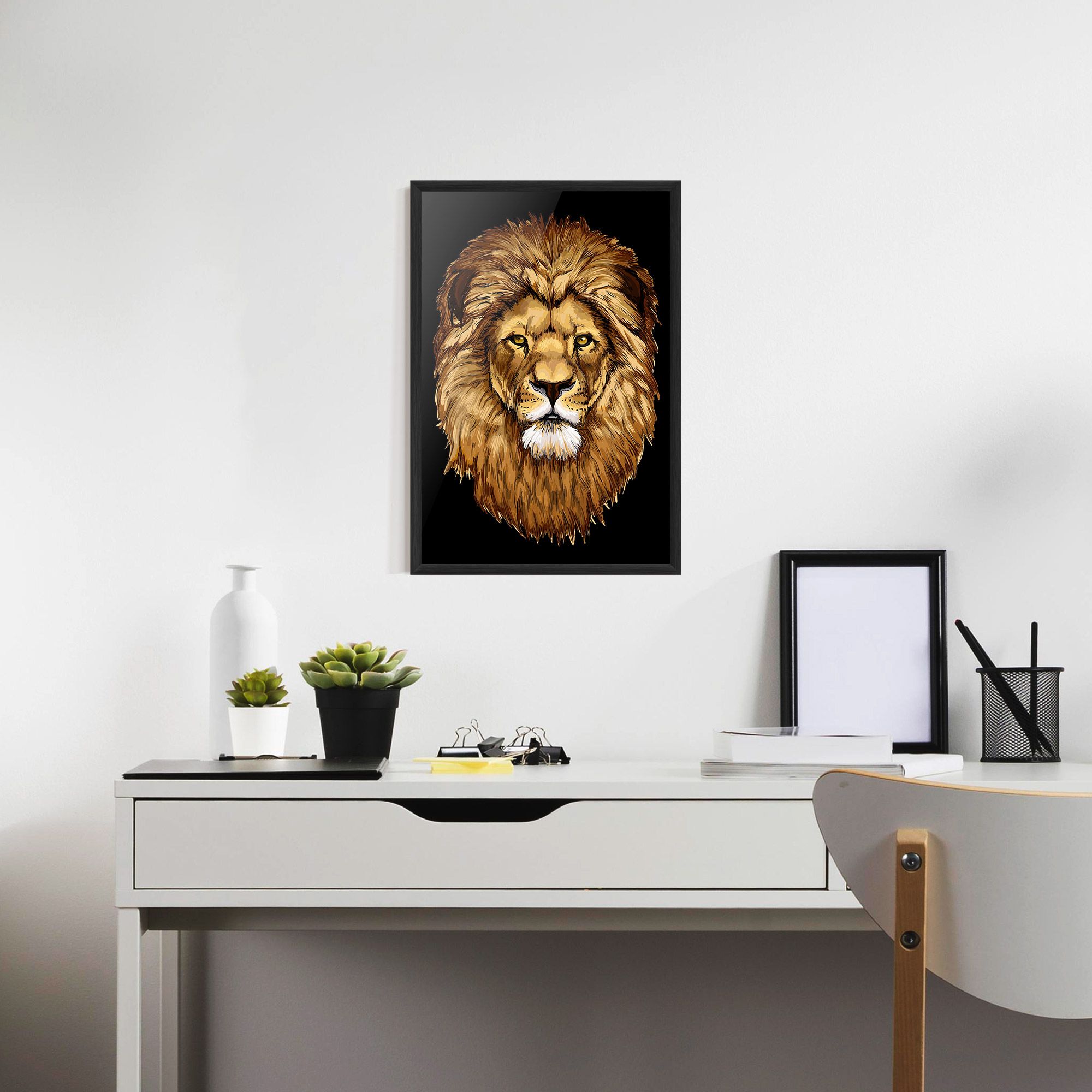 Lion Head mockup 7