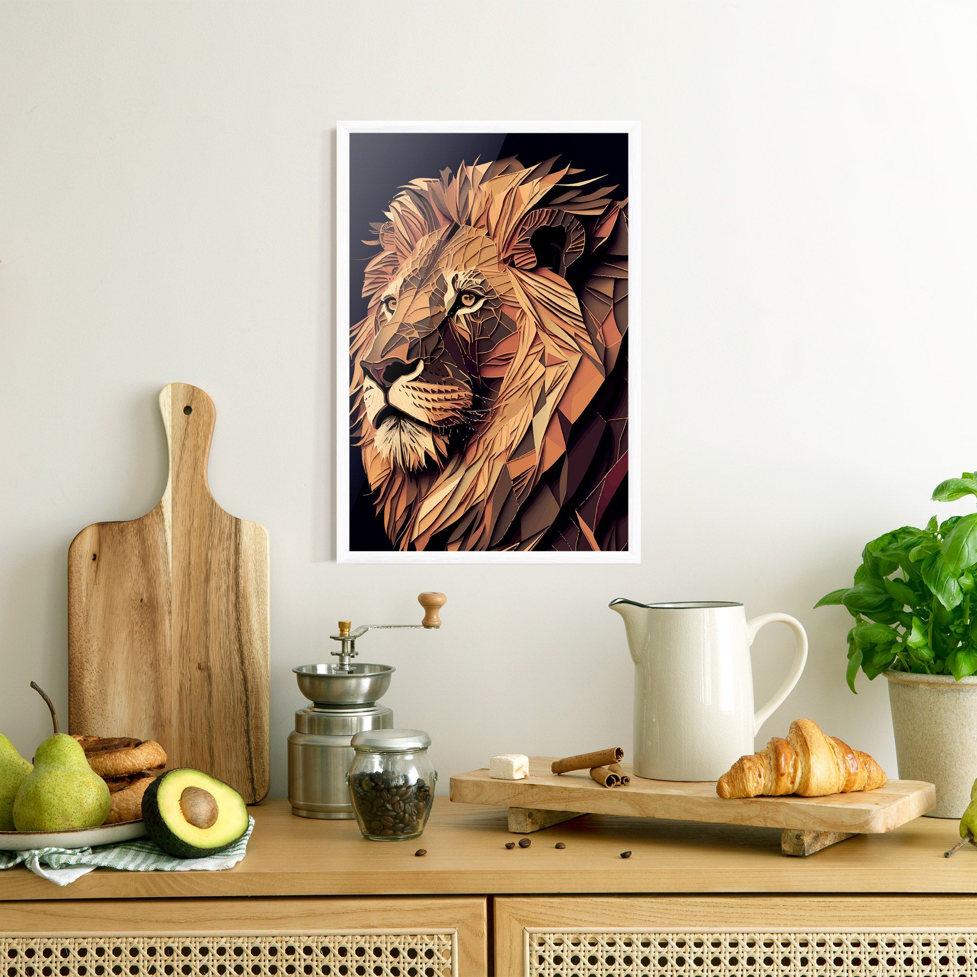 Orange Mix Lion mockup 8